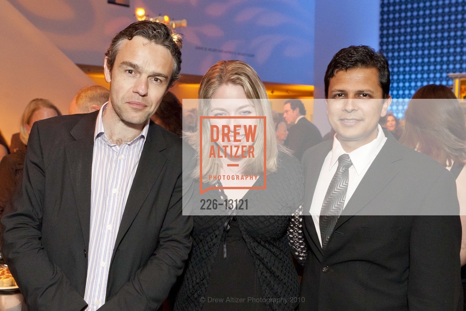 Stephane Guegan, Jennifer Walters, Anuj Agarwal, Musee d'Orsay Donor's Gala at the DeYoung Museum, US, May 30th, 2010, Photo #226-13121 Stephane Guegan, Jennifer Walters, Anuj Agarwal, Photo #226-13121