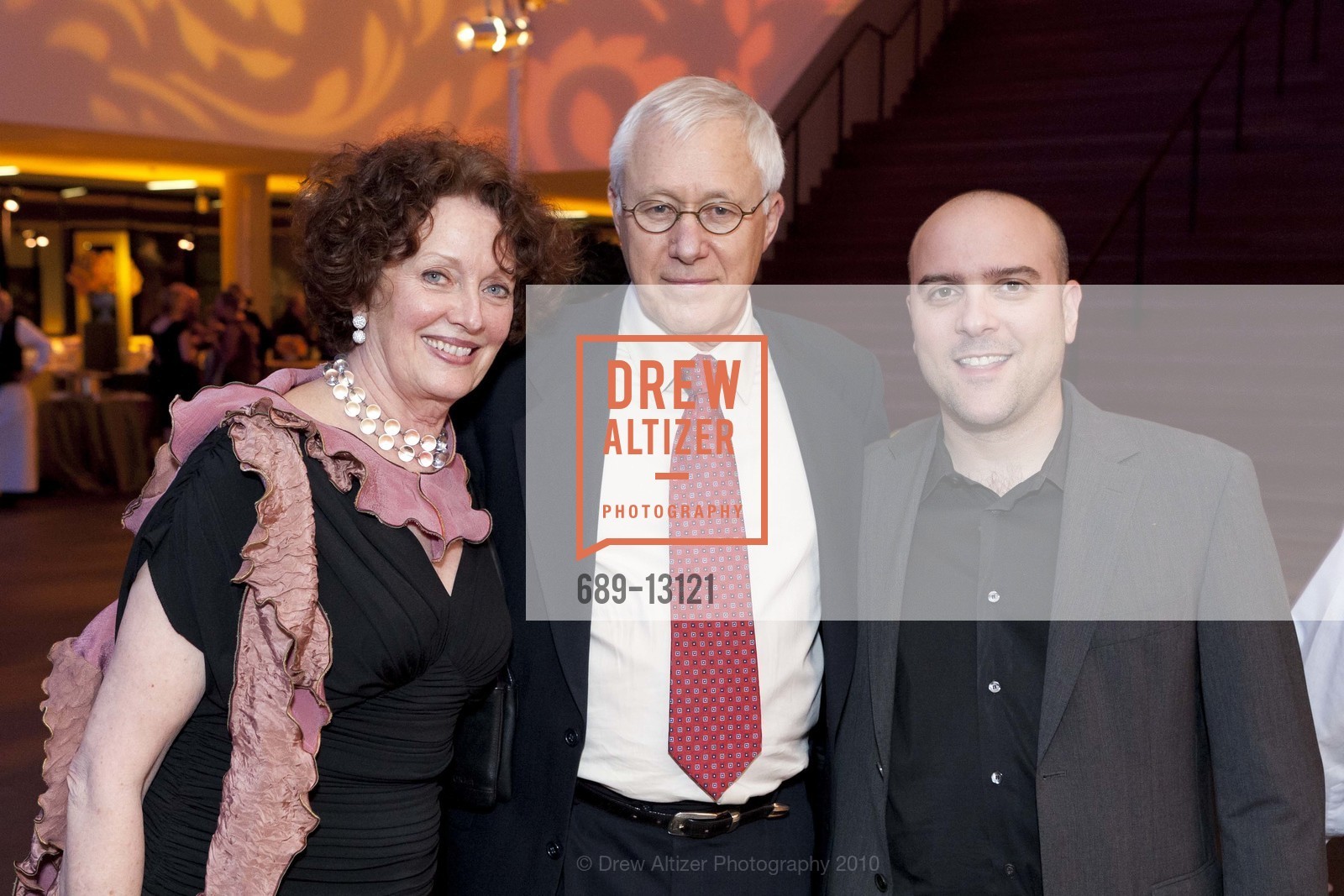 Ann Karlstrom, Paul Karlstrom, Mark Nigara, Musee d'Orsay Donor's Gala at the DeYoung Museum, US, May 30th, 2010, Photo #689-13121 Ann Karlstrom, Paul Karlstrom, Mark Nigara, Photo #689-13121