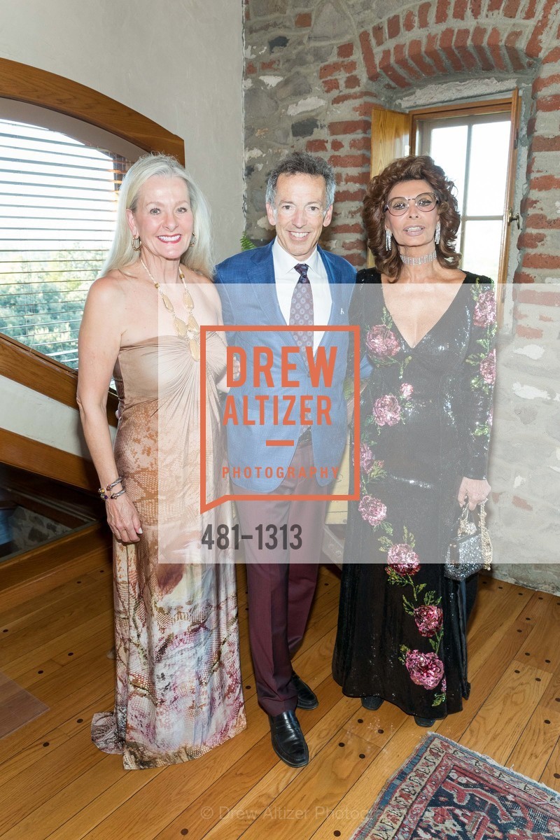 Beth Nickel, Rick Walker, Sophia Loren, Festival Napa Valley Tribute to Margrit Mondavi at Far Niente, Far Niente Winery. 1350 Acacia Dr, July 23rd, 2016
