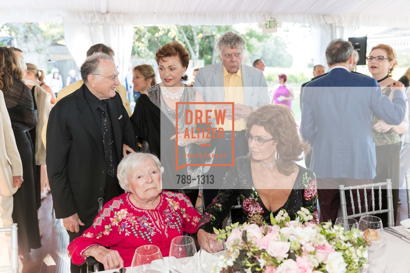 Margrit Mondavi, Sophia Loren, Festival Napa Valley Tribute to Margrit Mondavi at Far Niente, 1350 Acacia Dr, July 23rd, 2016, Photo #789-1313 Margrit Mondavi, Sophia Loren, Photo #789-1313