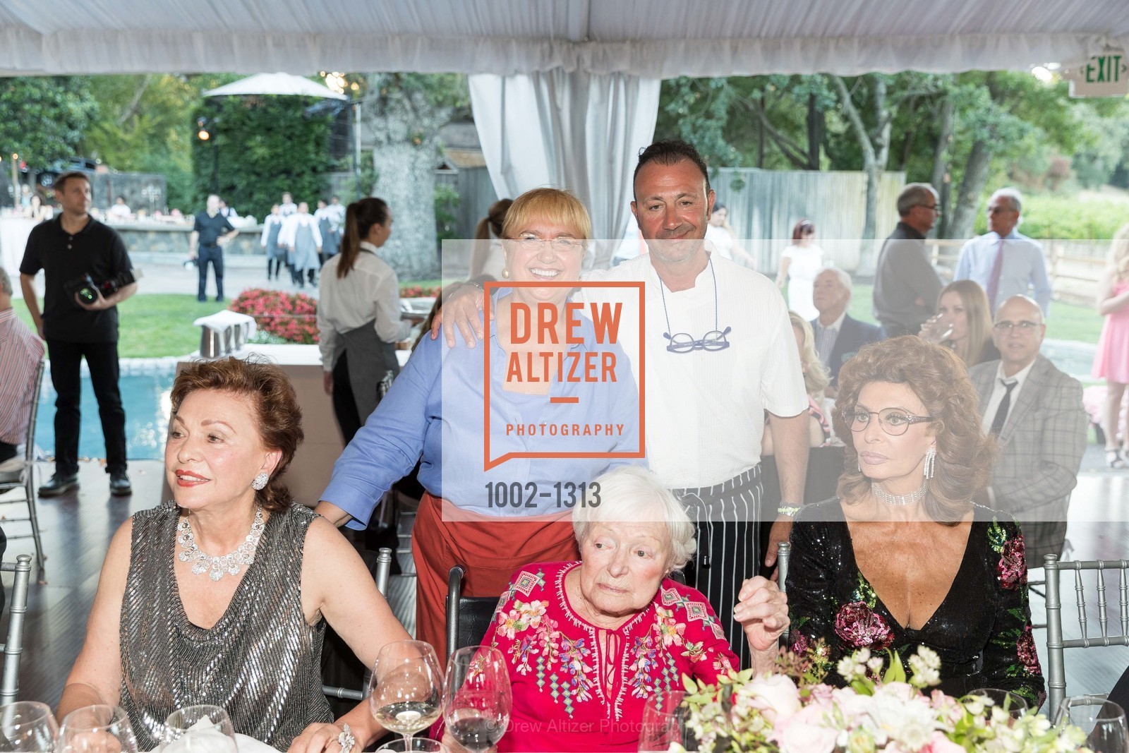 Maria Manetti Shrem, Lidia Bastianich, Margrit Mondavi, Sophia Loren, Festival Napa Valley Tribute to Margrit Mondavi at Far Niente, 1350 Acacia Dr, July 23rd, 2016, Photo #1002-1313 Maria Manetti Shrem, Lidia Bastianich, Margrit Mondavi, Sophia Loren, Photo #1002-1313