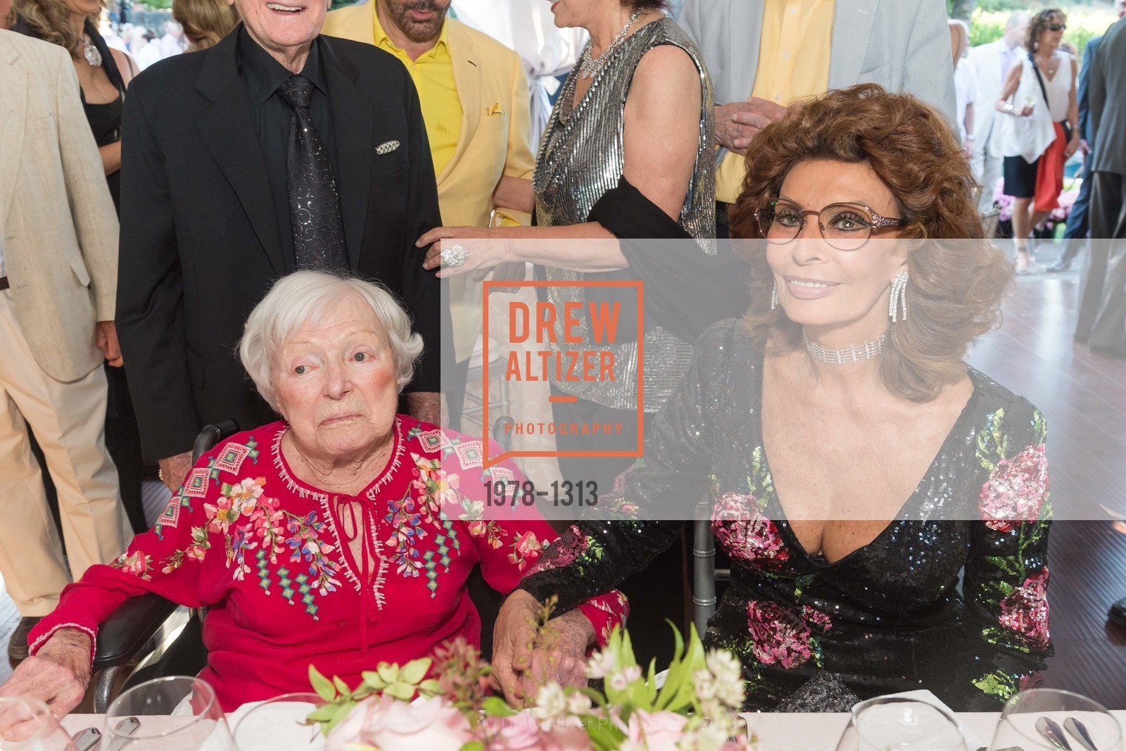 Margrit Mondavi, Sophia Loren, Festival Napa Valley Tribute to Margrit Mondavi at Far Niente, 1350 Acacia Dr, July 23rd, 2016, Photo #1978-1313 Margrit Mondavi, Sophia Loren, Photo #1978-1313