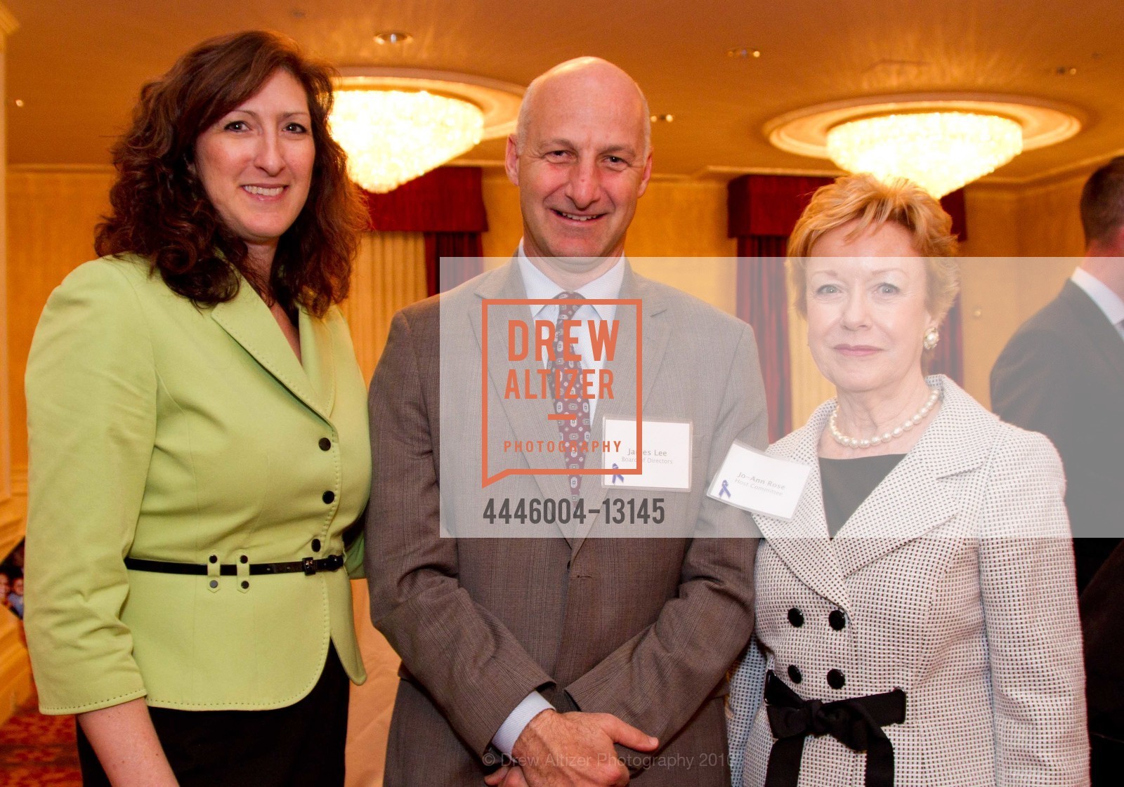 Lorraine Cohen, James Lee, Joann Rose, San Francisco Child Abuse Prevention Center's 13th Annual Blue Ribbon Luncheon, US, May 2nd, 2010, Photo #4446004-13145 Lorraine Cohen, James Lee, Joann Rose, Photo #4446004-13145
