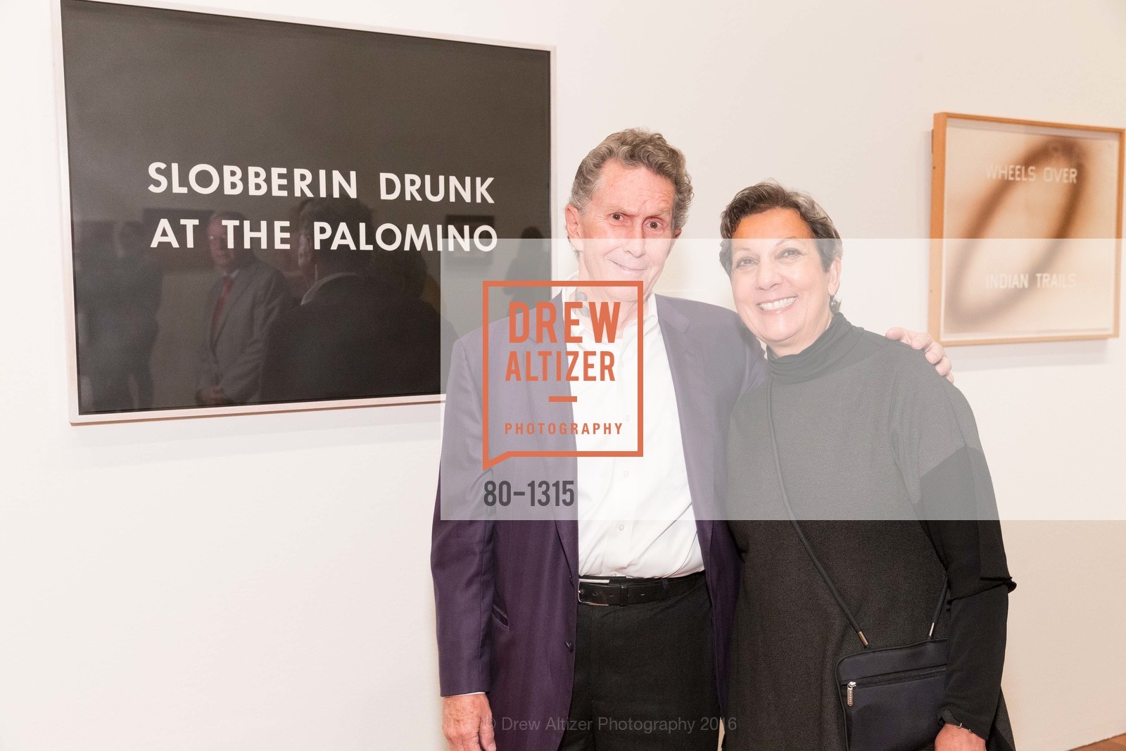 Ed Hardy, Francesca Passalacqua, Ed Ruscha and the Great American West Donor Opening Reception, July 14th, 2016, Photo #80-1315 Ed Hardy, Francesca Passalacqua, Photo #80-1315