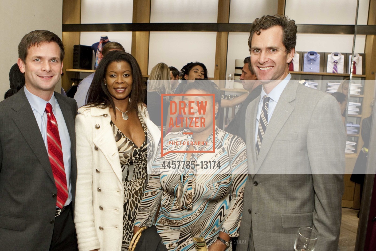 Erik Noland, Chanterria McGilbra, Gwineth Borden, Matt Paige, FACONNABLE Celebrates Opening On Post St and Maiden Lane, US, November 11th, 2009, Photo #4457785-13174 Erik Noland, Chanterria McGilbra, Gwineth Borden, Matt Paige, Photo #4457785-13174