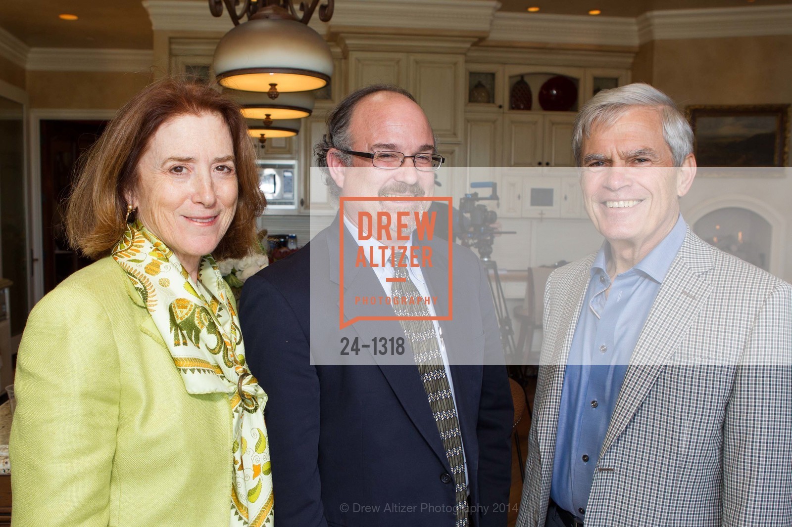Susan Myers, John Aucott, Gib Myers, Bay Area Lyme Foundation's LymeAid 2014, Portola Valley, CA 94028, April 27th, 2014, Photo #24-1318 Susan Myers, John Aucott, Gib Myers, Photo #24-1318