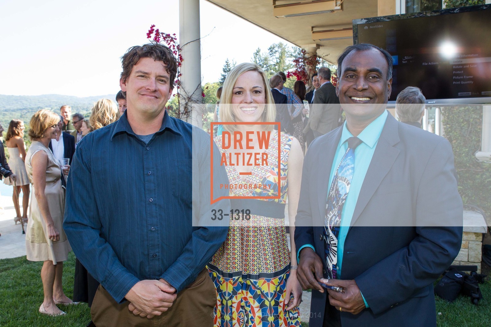 Nate Nieto, Yvette Girard, Jayakumar Rajadash, Bay Area Lyme Foundation's LymeAid 2014, Portola Valley, CA 94028, April 27th, 2014, Photo #33-1318 Nate Nieto, Yvette Girard, Jayakumar Rajadash, Photo #33-1318