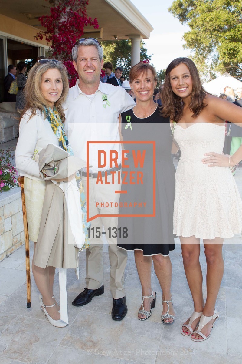Kate Steele, Scott Athearn, Camille Athearn, Bronte Athearn, Bay Area Lyme Foundation's LymeAid 2014, Portola Valley, CA 94028, April 27th, 2014, Photo #115-1318 Kate Steele, Scott Athearn, Camille Athearn, Bronte Athearn, Photo #115-1318