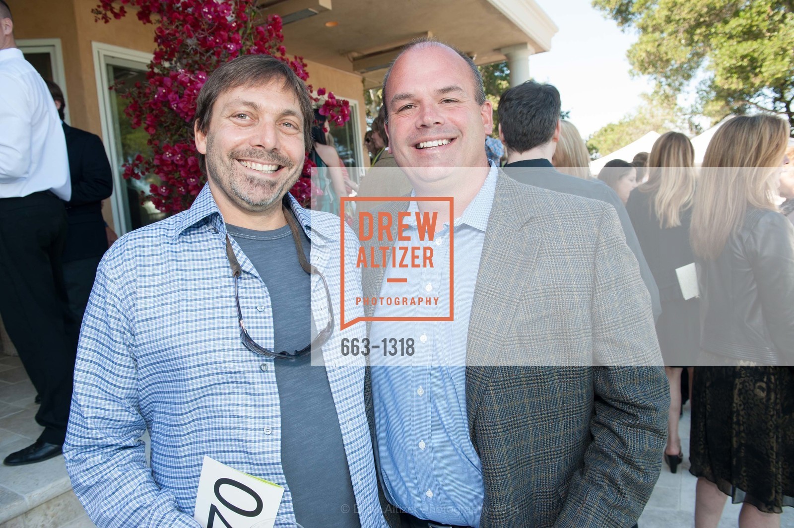 Steve Harris, Dan Druker, Bay Area Lyme Foundation's LymeAid 2014, Portola Valley, CA 94028, April 27th, 2014, Photo #663-1318 Steve Harris, Dan Druker, Photo #663-1318