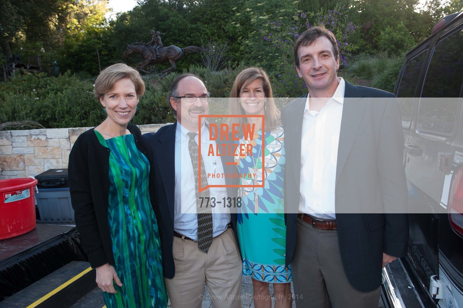 Wendy Adams, John Aucott, Carin Rollins, William Robinson, Bay Area Lyme Foundation's LymeAid 2014, Portola Valley, CA 94028, April 27th, 2014, Photo #773-1318 Wendy Adams, John Aucott, Carin Rollins, William Robinson, Photo #773-1318