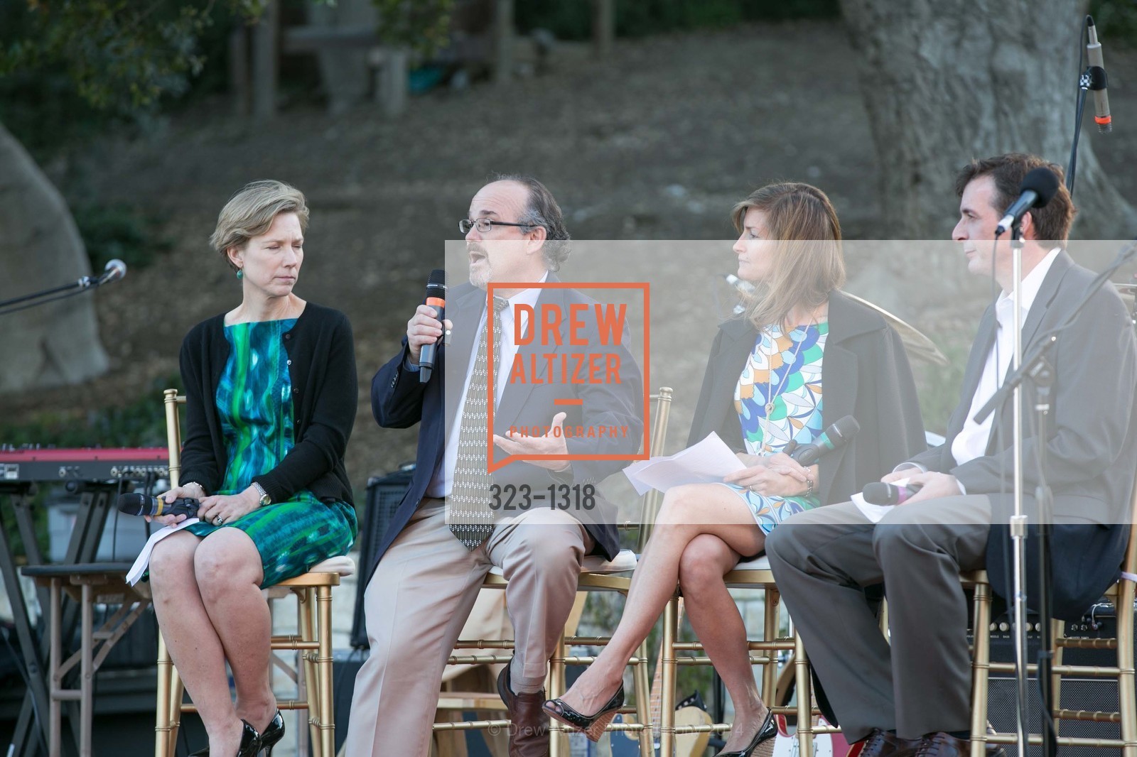 Wendy Adams, John Aucott, Carin Rollins, William Robinson, Bay Area Lyme Foundation's LymeAid 2014, Portola Valley, CA 94028, April 27th, 2014, Photo #323-1318 Wendy Adams, John Aucott, Carin Rollins, William Robinson, Photo #323-1318