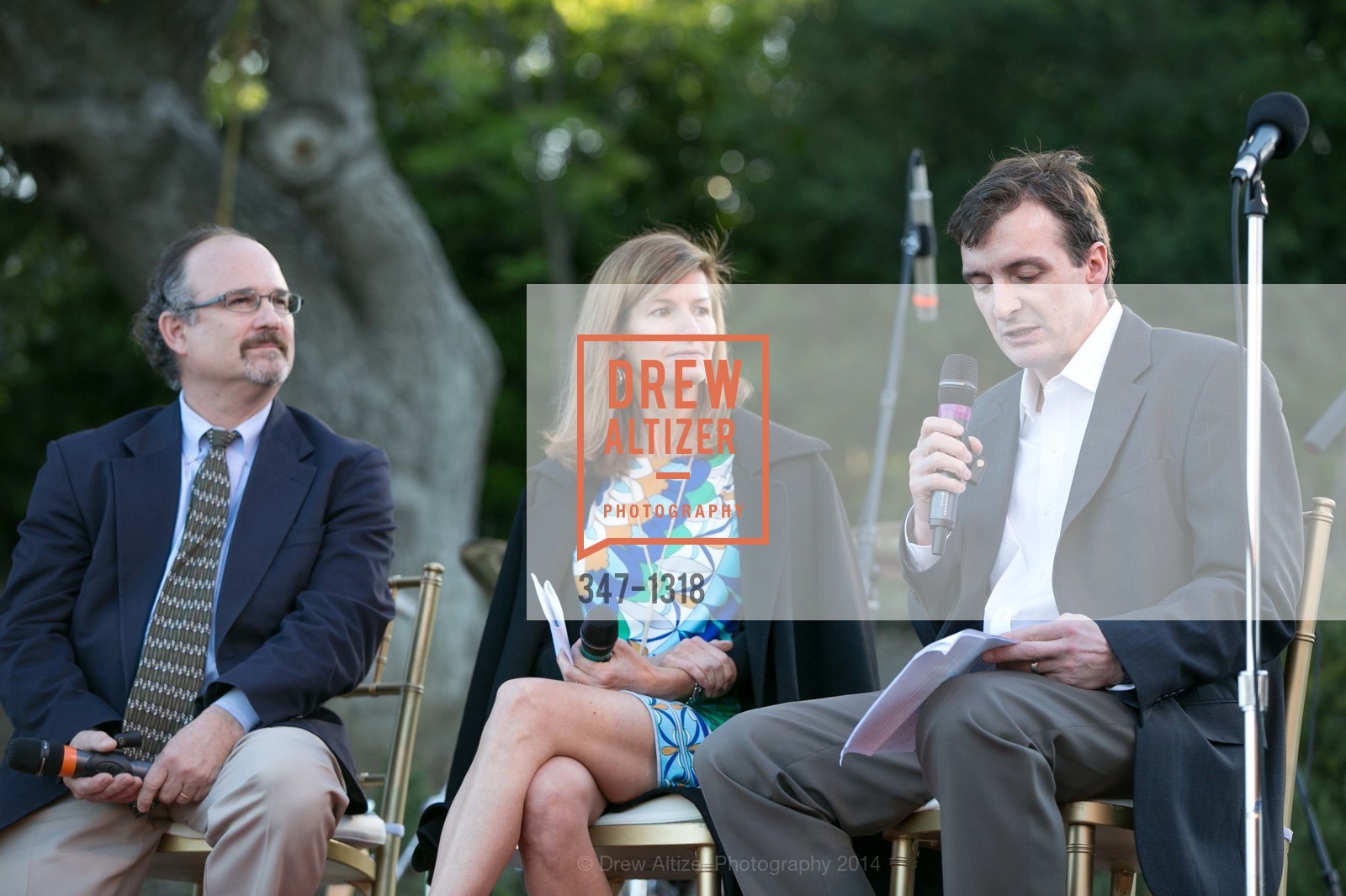 John Aucott, Carin Rollins, William Robinson, Bay Area Lyme Foundation's LymeAid 2014, Portola Valley, CA 94028, April 27th, 2014, Photo #347-1318 John Aucott, Carin Rollins, William Robinson, Photo #347-1318