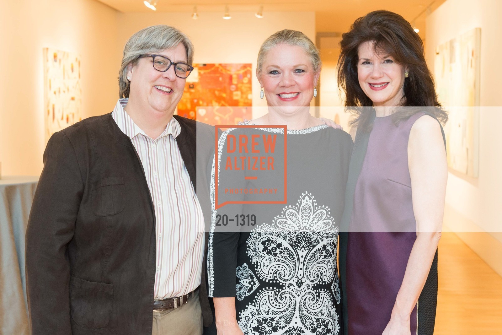 Mary Ben Ramsey, Katie Ray Jones, Elaine Mellis, Pre-party for A Masked Ball to Unmask Domestic Violence, 341 Sutter St, July 20th, 2016, Photo #20-1319 Mary Ben Ramsey, Katie Ray Jones, Elaine Mellis, Photo #20-1319