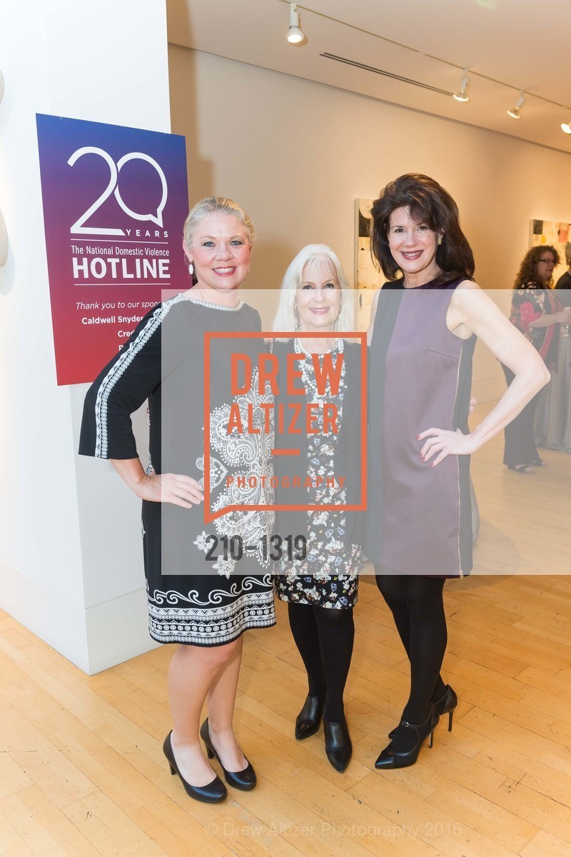 Katie Ray Jones, Arlene Inch, Elaine Mellis, Pre-party for A Masked Ball to Unmask Domestic Violence, 341 Sutter St, July 20th, 2016, Photo #210-1319 Katie Ray Jones, Arlene Inch, Elaine Mellis, Photo #210-1319