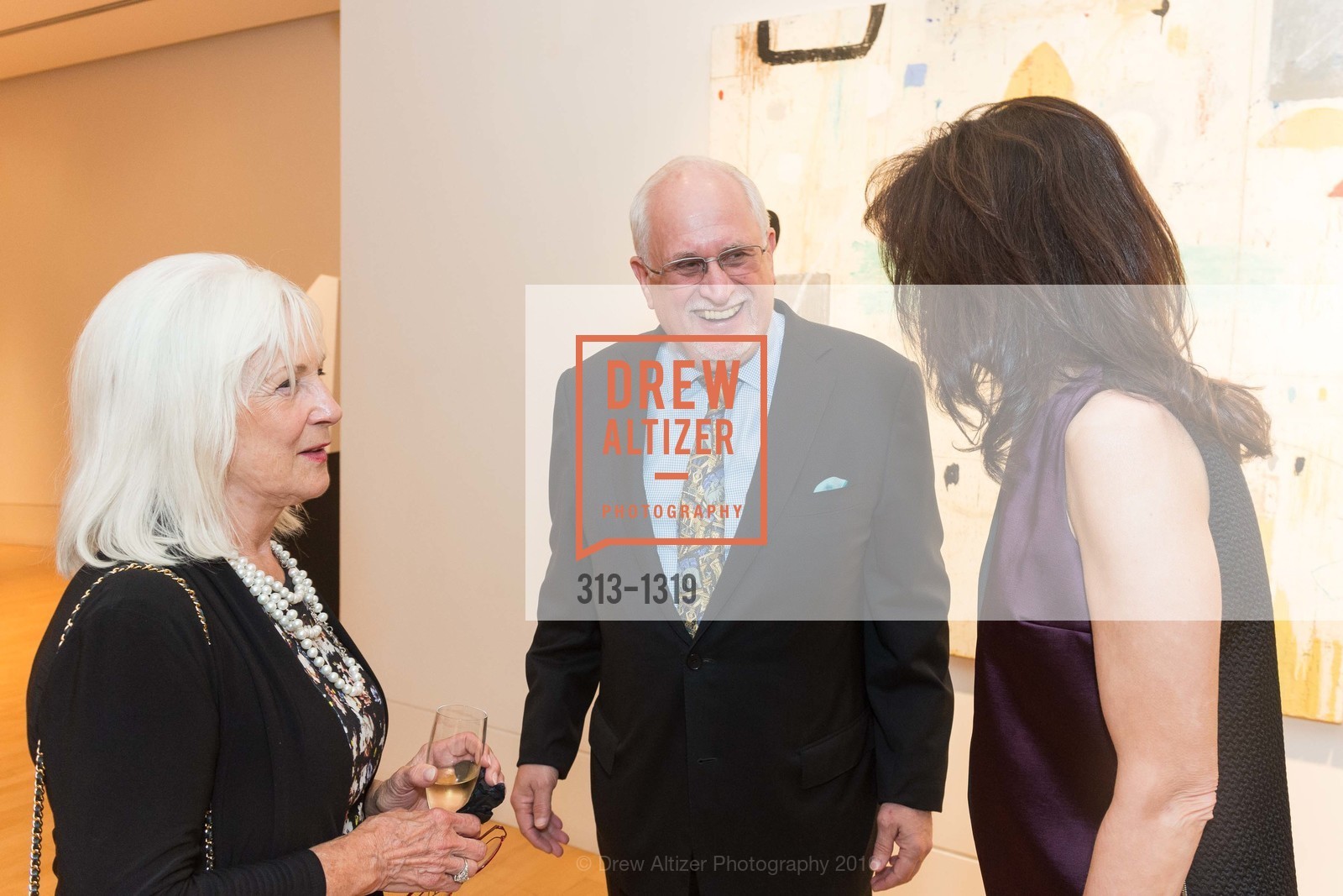 Arlene Inch, John Hinman, Elaine Mellis, Pre-party for A Masked Ball to Unmask Domestic Violence, 341 Sutter St, July 20th, 2016, Photo #313-1319 Arlene Inch, John Hinman, Elaine Mellis, Photo #313-1319
