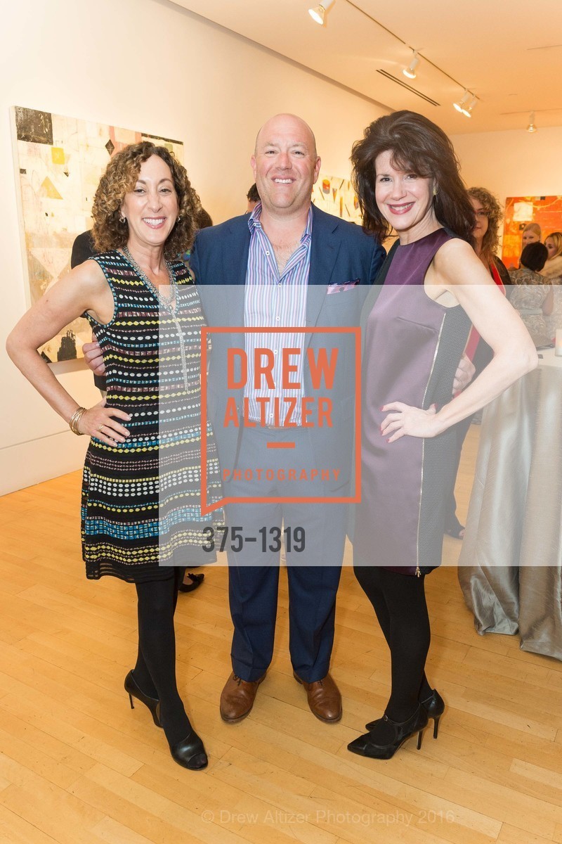 Susan Snyder, Phil Spiegel, Elaine Mellis, Pre-party for A Masked Ball to Unmask Domestic Violence, 341 Sutter St, July 20th, 2016, Photo #375-1319 Susan Snyder, Phil Spiegel, Elaine Mellis, Photo #375-1319