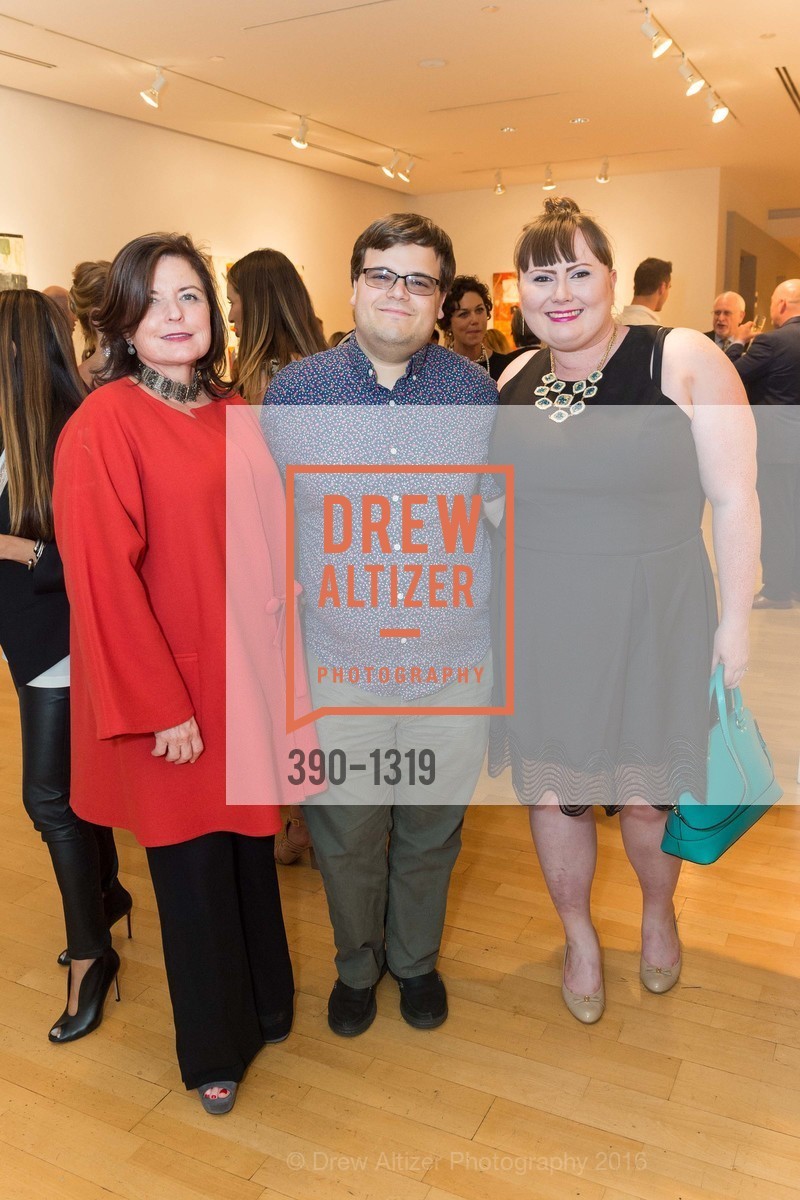 Elizabeth Folger, Jonathan Fearn, Erin Badilla, Pre-party for A Masked Ball to Unmask Domestic Violence, 341 Sutter St, July 20th, 2016, Photo #390-1319 Elizabeth Folger, Jonathan Fearn, Erin Badilla, Photo #390-1319