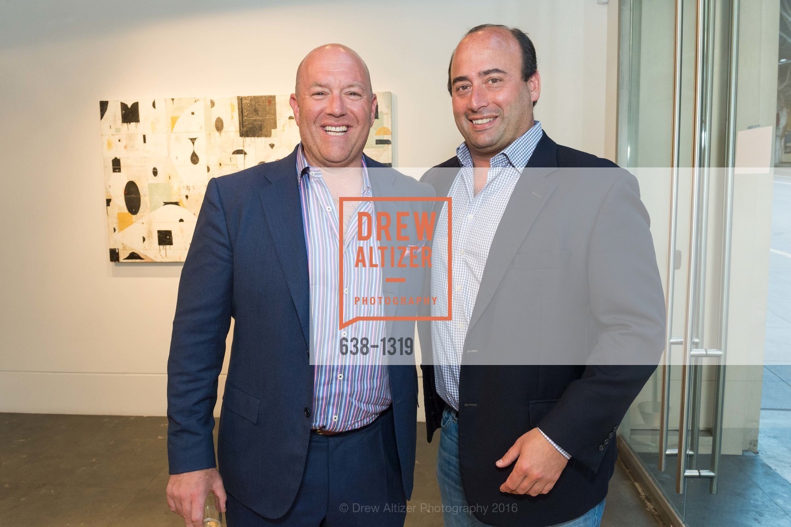 Phil Spiegel, Sam Leichman, Pre-party for A Masked Ball to Unmask Domestic Violence, 341 Sutter St, July 20th, 2016, Photo #638-1319 Phil Spiegel, Sam Leichman, Photo #638-1319