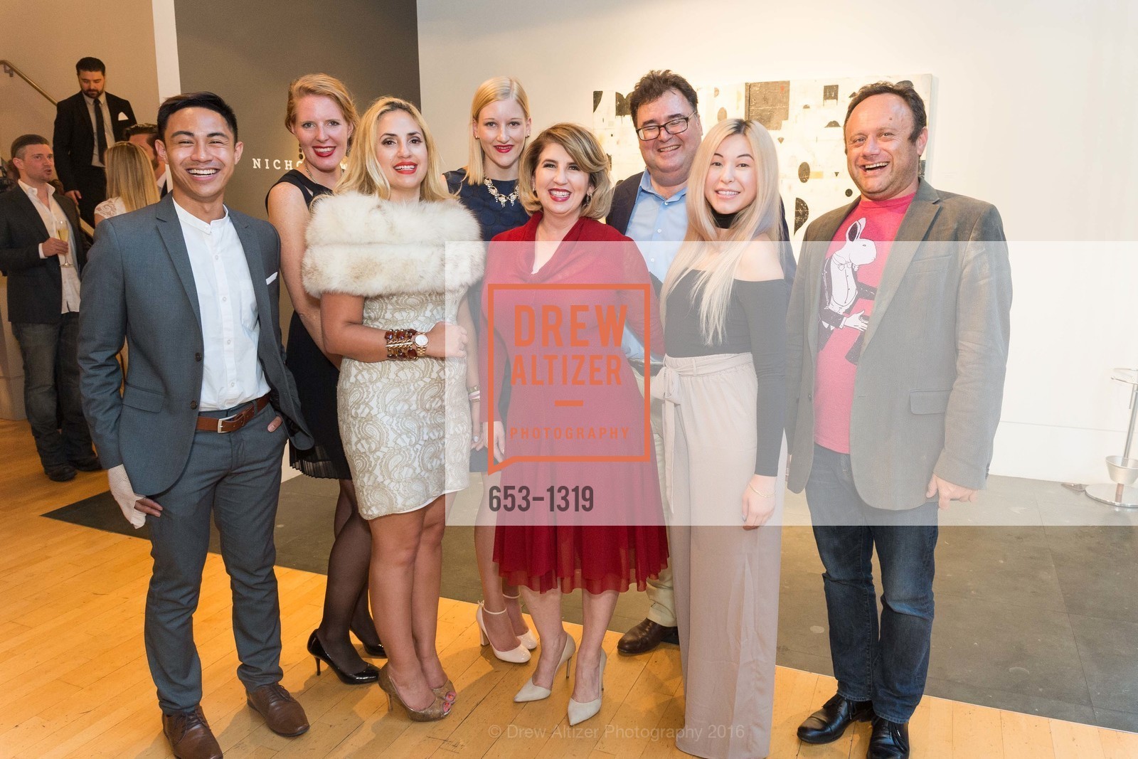 Austin Dumlao, Francesca Weinzierl, Genelle Ruiz, Francisca Amtstaetter, Roberta Economidis, Zach Georgopoulos, Ashley Kirkpatrick, Alexander Volchegursky, Pre-party for A Masked Ball to Unmask Domestic Violence, 341 Sutter St, July 20th, 2016, Photo #653-1319 Austin Dumlao, Francesca Weinzierl, Genelle Ruiz, Francisca Amtstaetter, Roberta Economidis, Zach Georgopoulos, Ashley Kirkpatrick, Alexander Volchegursky, Photo #653-1319