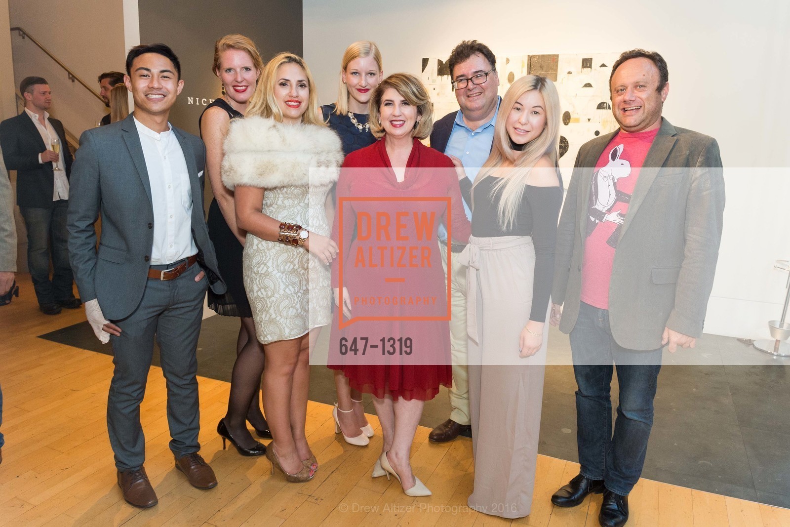 Austin Dumlao, Francesca Weinzierl, Genelle Ruiz, Francisca Amtstaetter, Roberta Economidis, Zach Georgopoulos, Ashley Kirkpatrick, Alexander Volchegursky, Pre-party for A Masked Ball to Unmask Domestic Violence, 341 Sutter St, July 20th, 2016, Photo #647-1319 Austin Dumlao, Francesca Weinzierl, Genelle Ruiz, Francisca Amtstaetter, Roberta Economidis, Zach Georgopoulos, Ashley Kirkpatrick, Alexander Volchegursky, Photo #647-1319