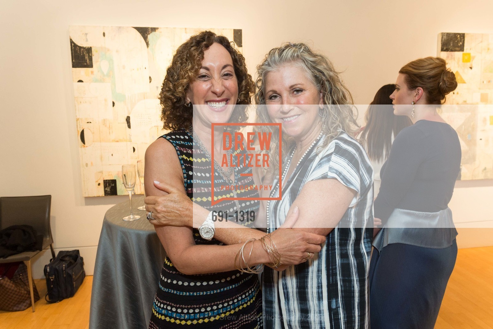 Susan Snyder, Cherese Pouliot, Pre-party for A Masked Ball to Unmask Domestic Violence, 341 Sutter St, July 20th, 2016, Photo #691-1319 Susan Snyder, Cherese Pouliot, Photo #691-1319