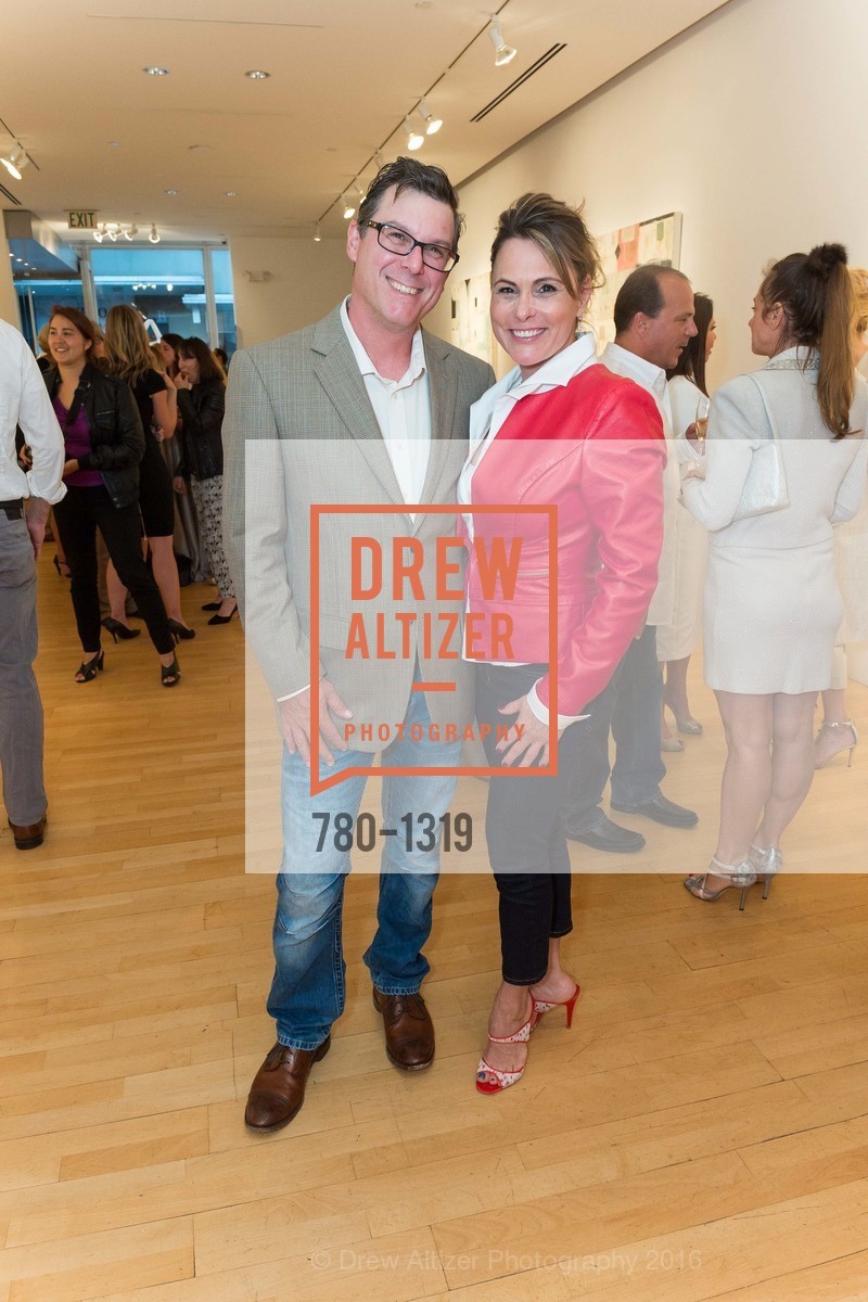 Robert Richards, Teresa Rodriguez, Pre-party for A Masked Ball to Unmask Domestic Violence, 341 Sutter St, July 20th, 2016, Photo #780-1319 Robert Richards, Teresa Rodriguez, Photo #780-1319