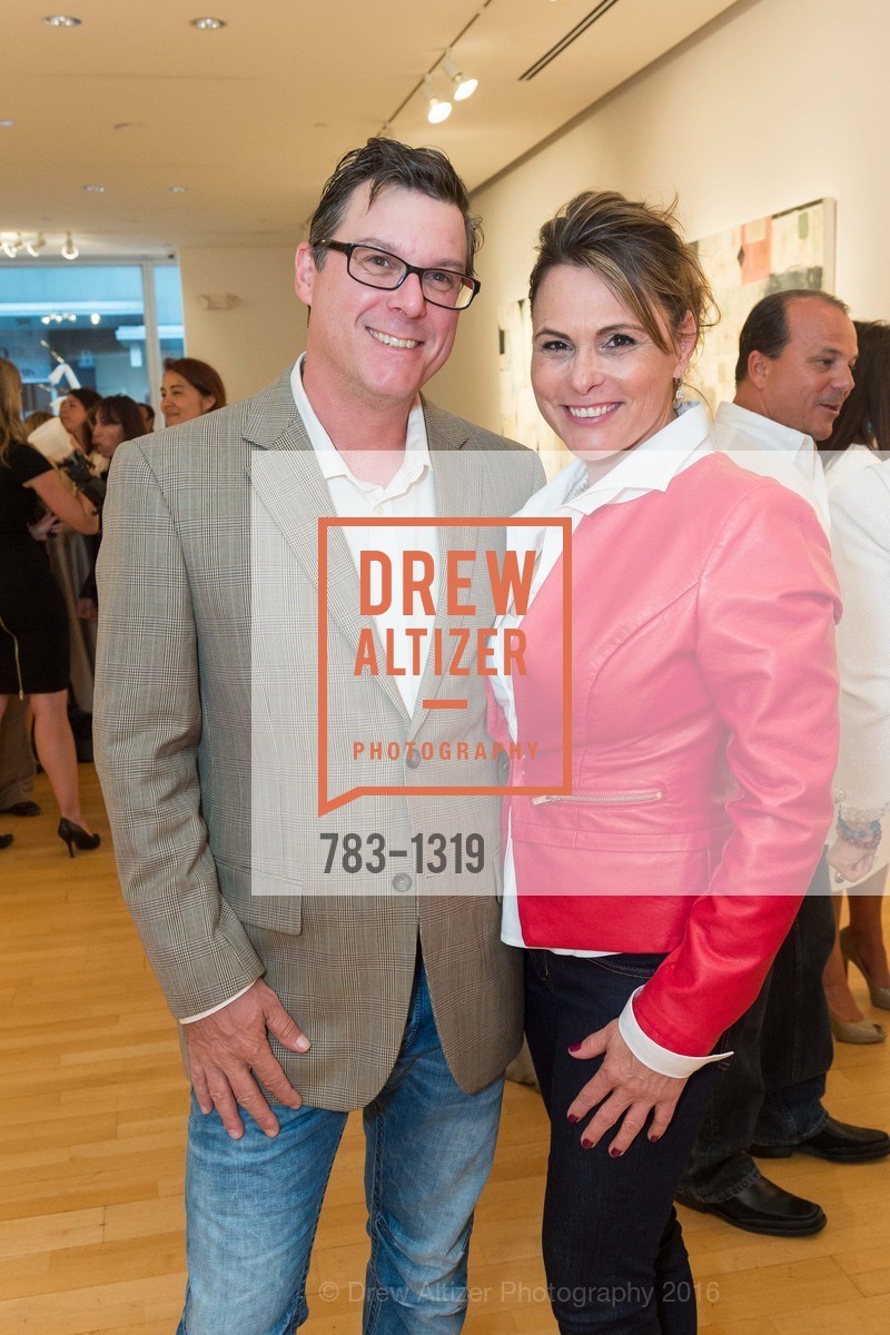 Robert Richards, Teresa Rodriguez, Pre-party for A Masked Ball to Unmask Domestic Violence, 341 Sutter St, July 20th, 2016, Photo #783-1319 Robert Richards, Teresa Rodriguez, Photo #783-1319