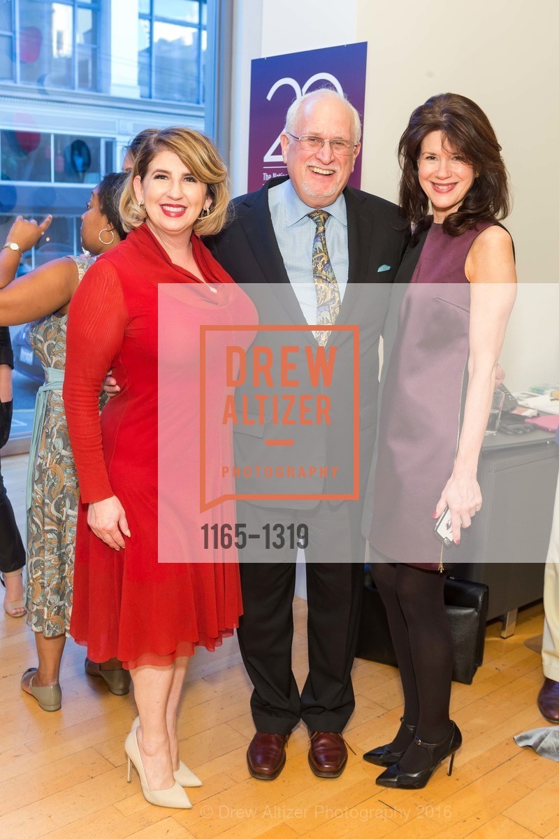 Roberta Economidis, John Hinman, Elaine Mellis, Pre-party for A Masked Ball to Unmask Domestic Violence, 341 Sutter St, July 20th, 2016, Photo #1165-1319 Roberta Economidis, John Hinman, Elaine Mellis, Photo #1165-1319