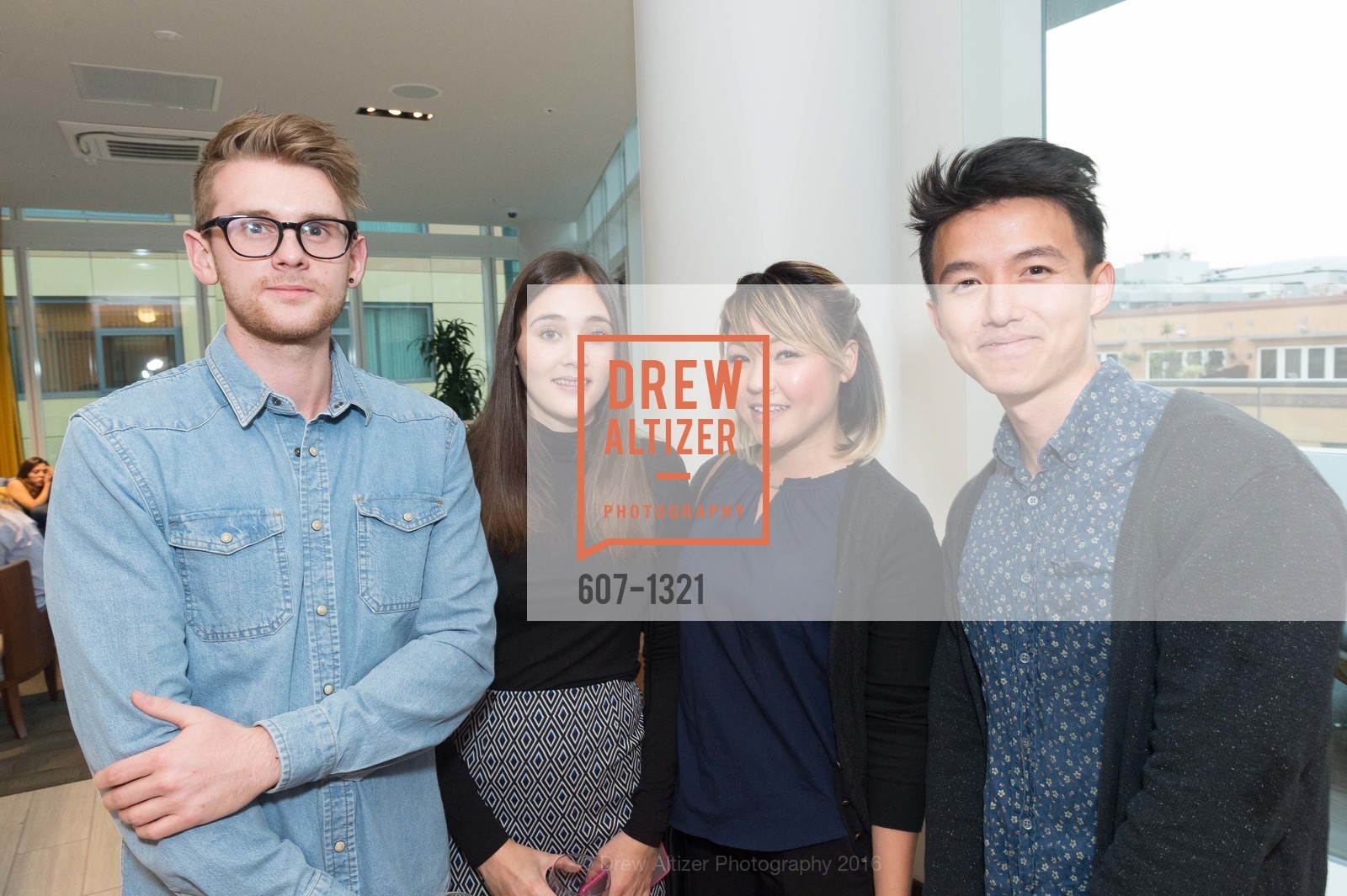 Mark Murray, Polly Bathcart, Hannah Lee, Brian Lai, Solaire Grand Opening Party, 299 Fremont Street, SF, CA 94105, July 27th, 2016, Photo #607-1321 Mark Murray, Polly Bathcart, Hannah Lee, Brian Lai, Photo #607-1321
