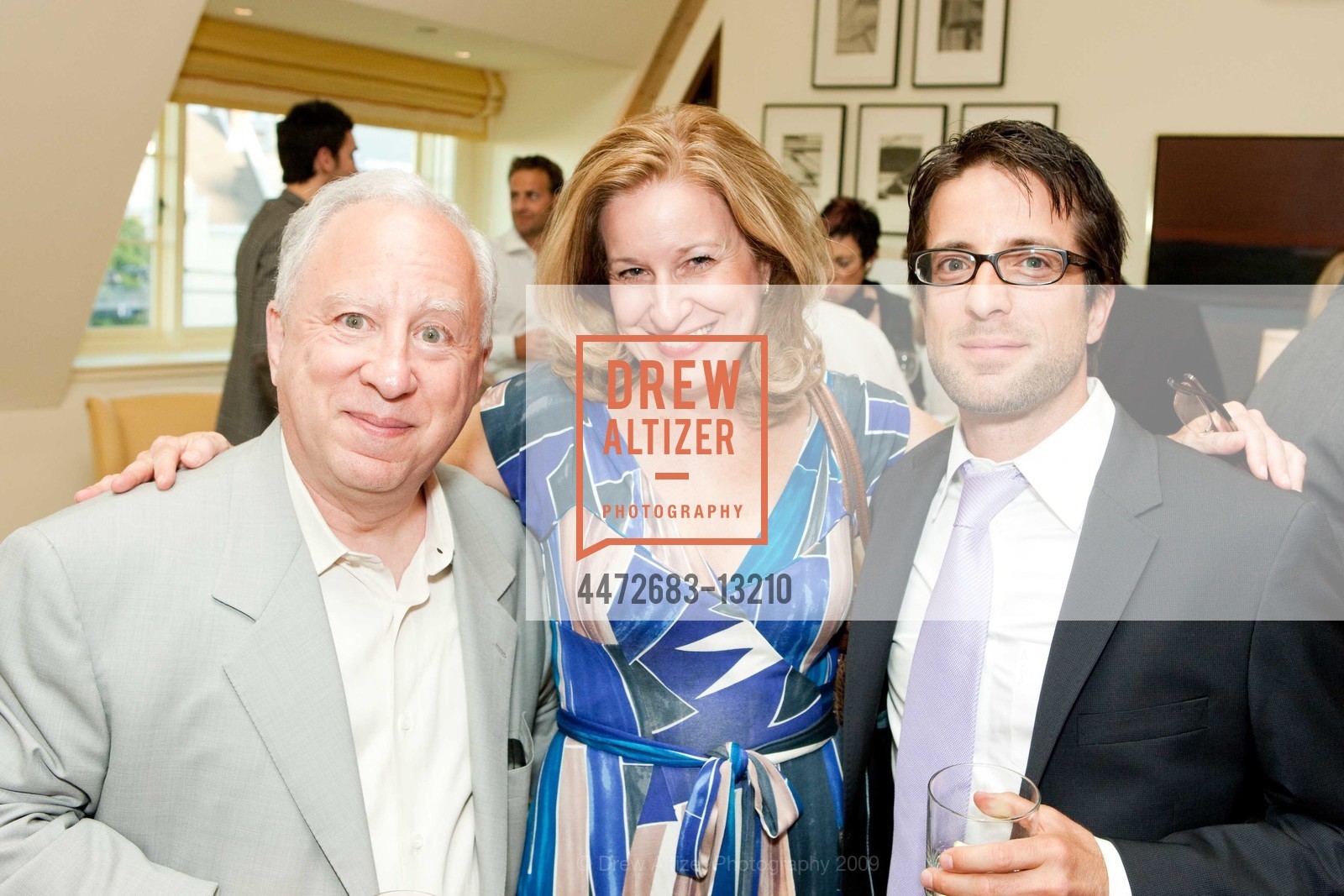 Mike Edelhart, Celia Canfield, Andy Mannle, Cocktail Reception Benefitting ETHOS GREEN ENERGY ASSET FINANCE, US, July 15th, 2009, Photo #4472683-13210 Mike Edelhart, Celia Canfield, Andy Mannle, Photo #4472683-13210