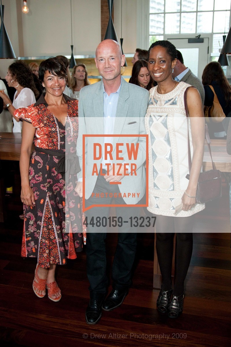 Esther Mallouh, Graham Leggatt, Saeeda Hafiz, THE PLANT Organic Cafe Opening Party, US, July 1st, 2009, Photo #4480159-13237 Esther Mallouh, Graham Leggatt, Saeeda Hafiz, Photo #4480159-13237