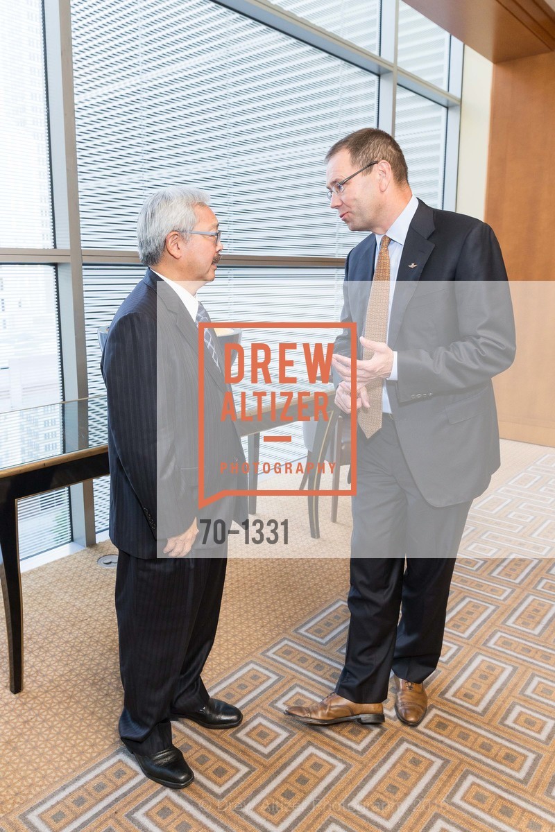 Ed Lee, Brad Tilden, Alaska Airlines Community Reception, Four Season Hotel. 757 Market Street, December 12th, 2017, Photo #70-1331 Ed Lee, Brad Tilden, Photo #70-1331