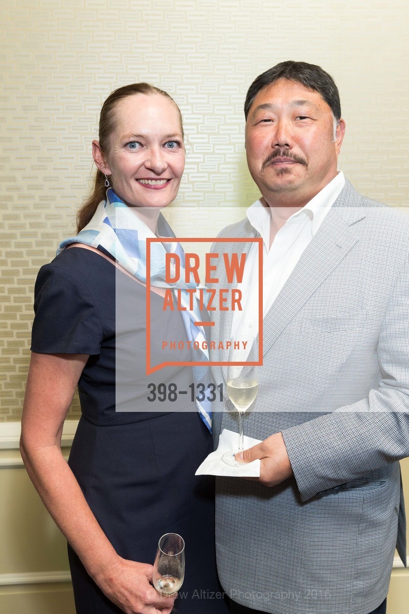 Kathy Ionin, Jonas Ionin, Alaska Airlines Community Reception, Four Season Hotel. 757 Market Street, August 2nd, 2016, Photo #398-1331 Kathy Ionin, Jonas Ionin, Photo #398-1331