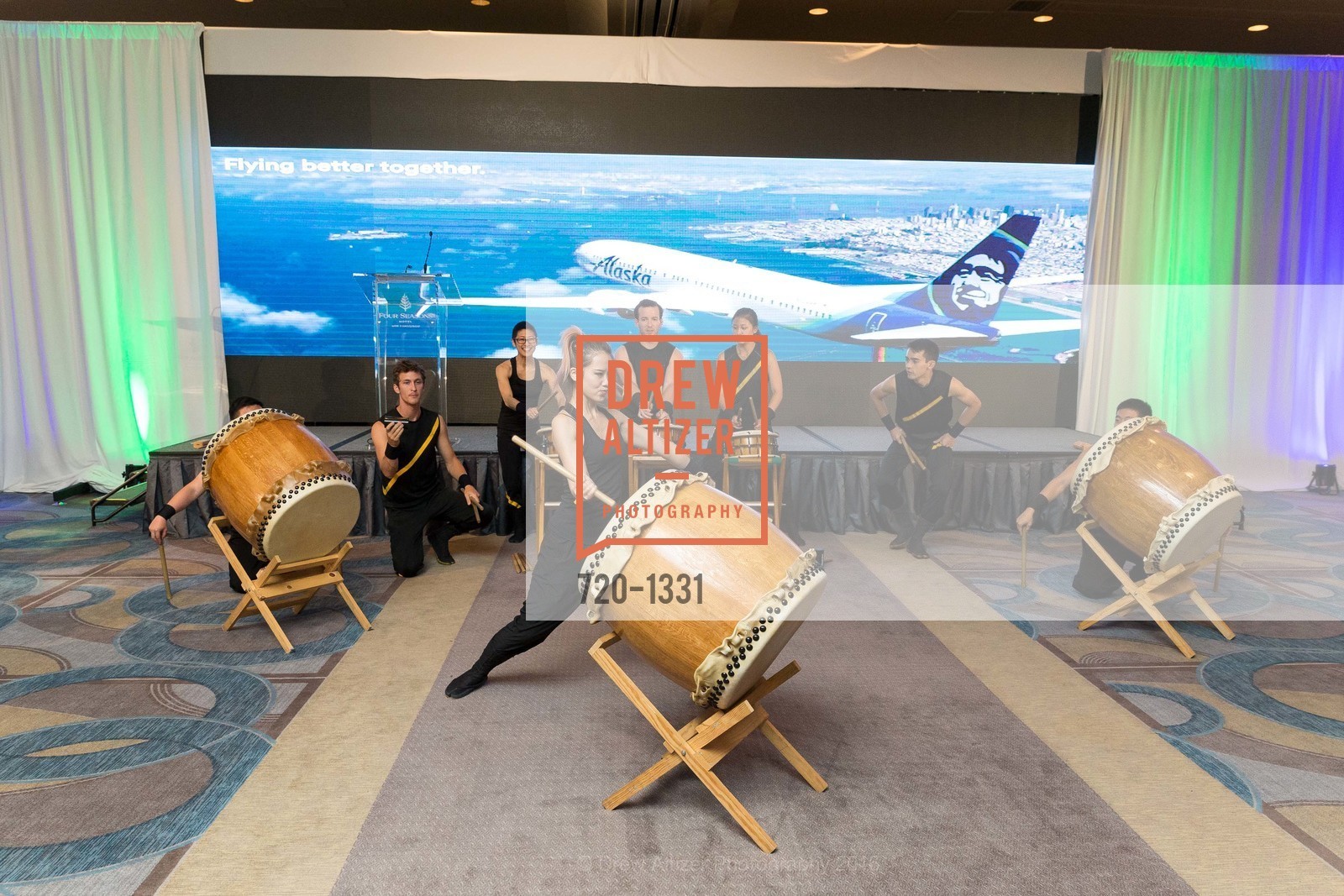Atmosphere, Alaska Airlines Community Reception, Four Season Hotel. 757 Market Street, August 2nd, 2016