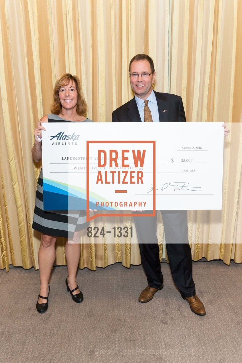 Sherilyn Adams, Brad Tilden, Alaska Airlines Community Reception, Four Season Hotel. 757 Market Street, August 2nd, 2016, Photo #824-1331 Sherilyn Adams, Brad Tilden, Photo #824-1331
