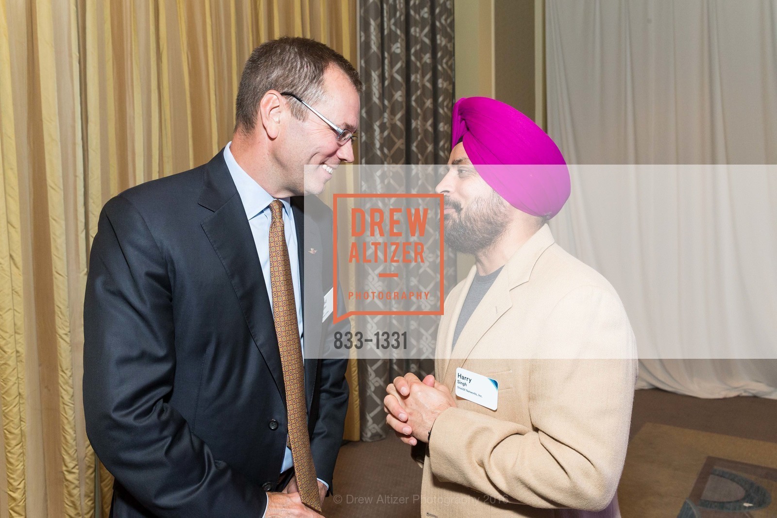 Brad Tilden, Harry Singh, Alaska Airlines Community Reception, Four Season Hotel. 757 Market Street, August 2nd, 2016