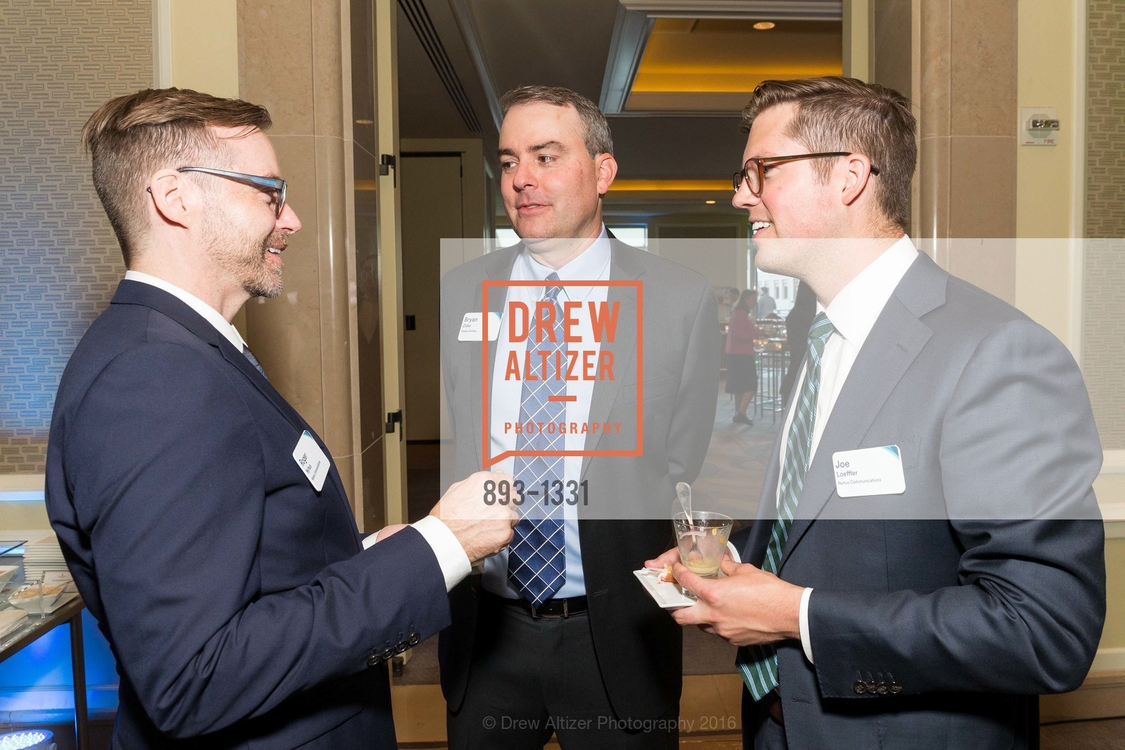 Bryan Zidar, Joe Loeffler, Alaska Airlines Community Reception, Four Season Hotel. 757 Market Street, August 2nd, 2016, Photo #893-1331 Bryan Zidar, Joe Loeffler, Photo #893-1331