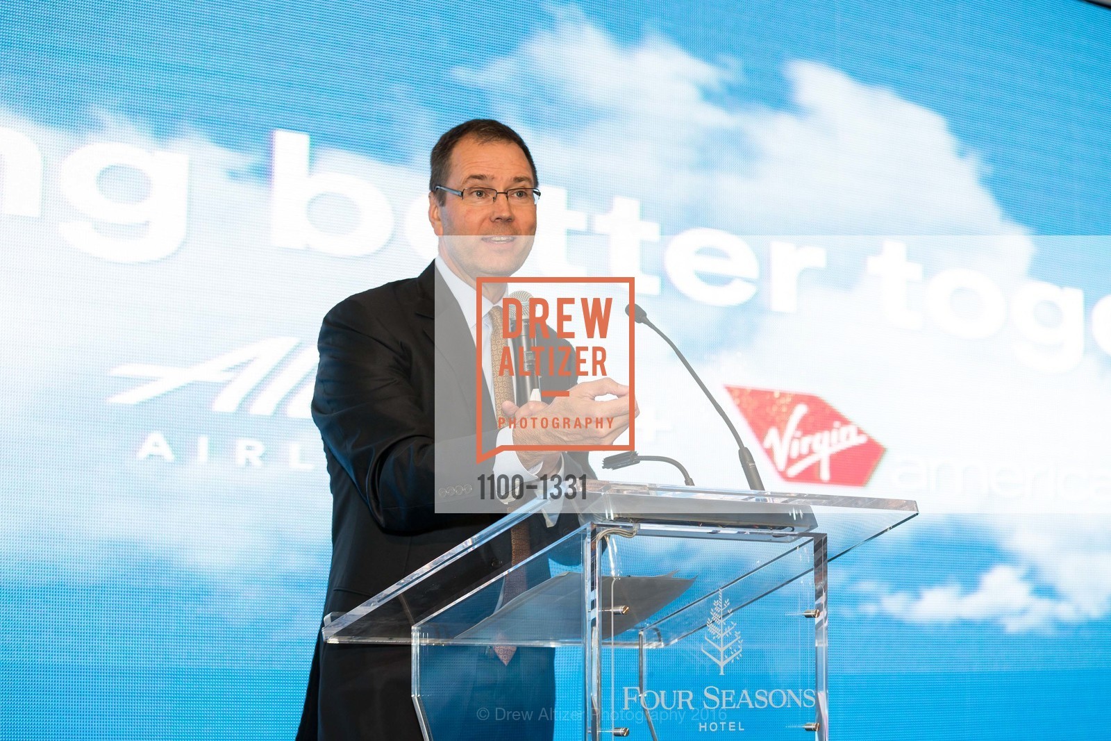 Brad Tilden, Alaska Airlines Community Reception, Four Season Hotel. 757 Market Street, August 2nd, 2016