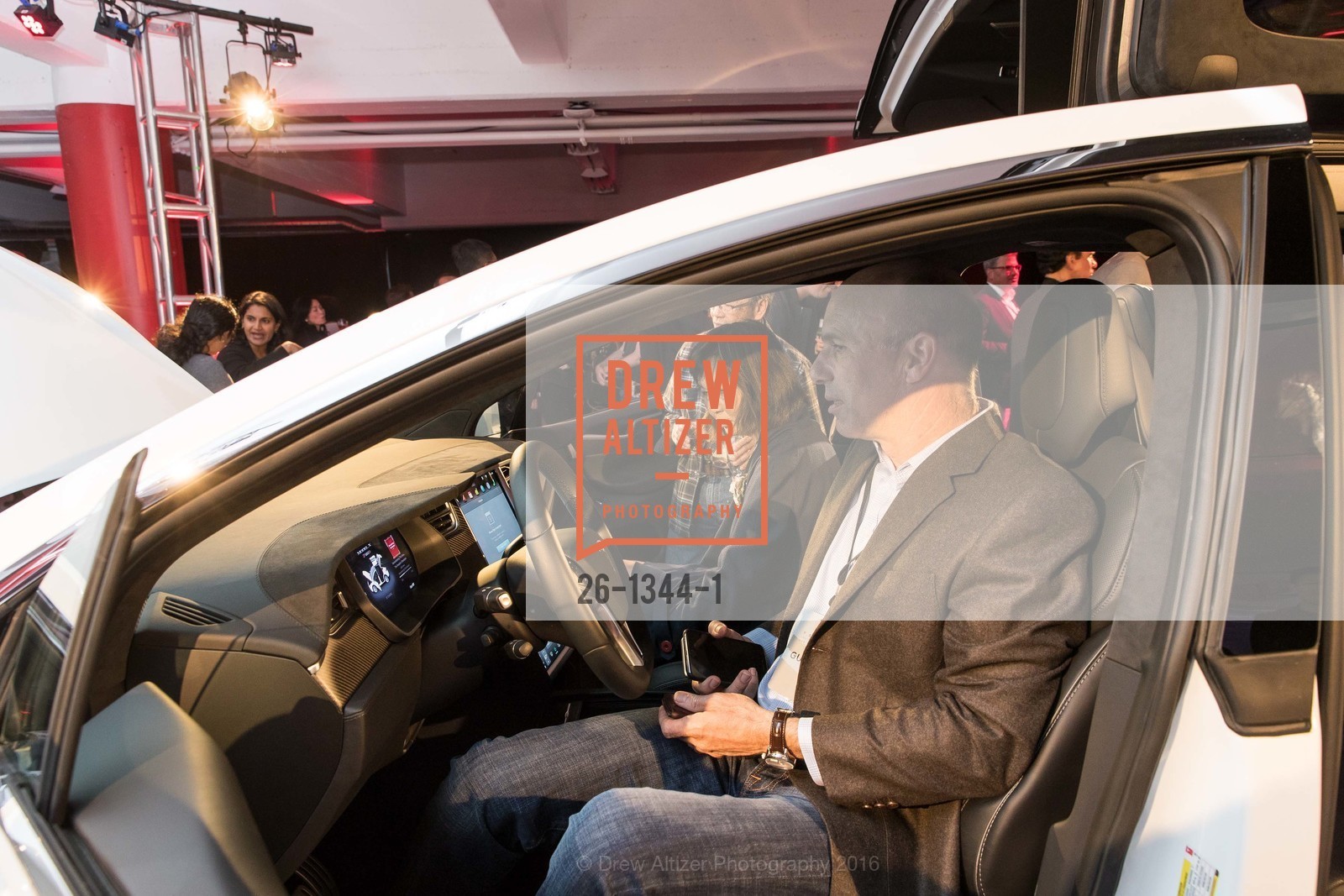 Atmosphere, Tesla San Francisco Store Opening VIP Event, 999 Van Ness Ave, San Francisco, CA 94109. 999 Van Ness Ave, San Francisco, CA 94109, August 9th, 2016, Photo #26-1344-1 Atmosphere, Photo #26-1344-1