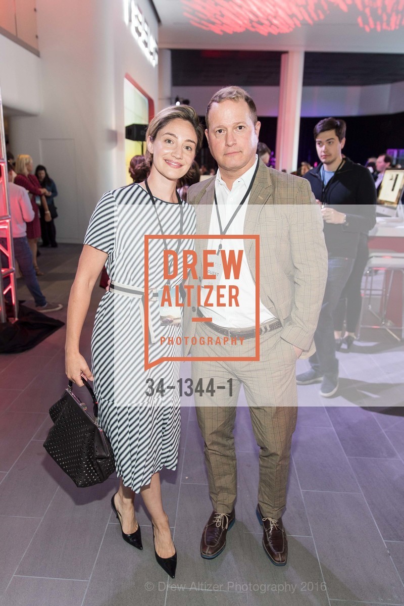 Jennie Golde, Vincent Golde, Tesla San Francisco Store Opening VIP Event, 999 Van Ness Ave, San Francisco, CA 94109. 999 Van Ness Ave, San Francisco, CA 94109, August 9th, 2016, Photo #34-1344-1 Jennie Golde, Vincent Golde, Photo #34-1344-1