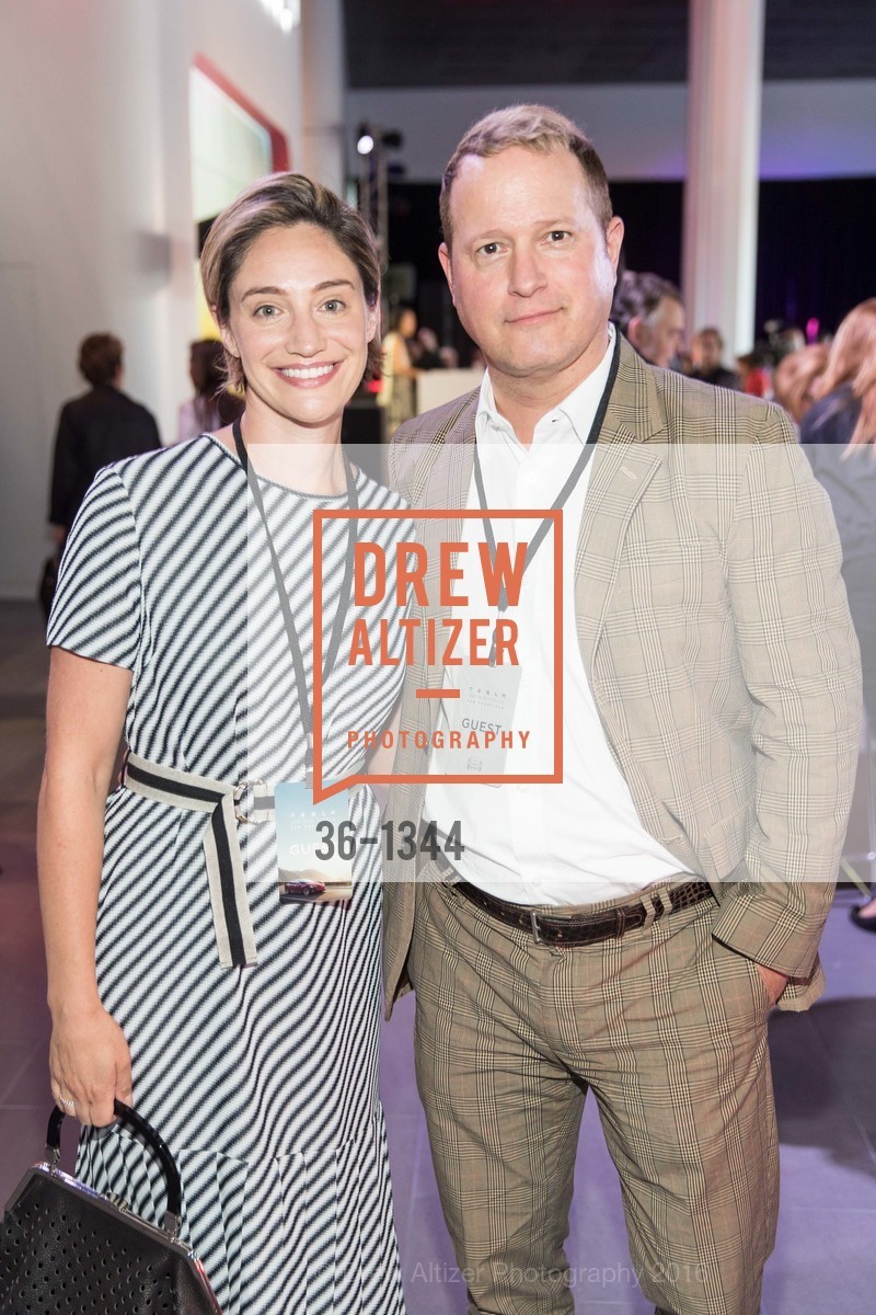 Jennie Golde, Vincent Golde, Tesla San Francisco Store Opening VIP Event, 999 Van Ness Ave, San Francisco, CA 94109. 999 Van Ness Ave, San Francisco, CA 94109, August 9th, 2016, Photo #36-1344 Jennie Golde, Vincent Golde, Photo #36-1344