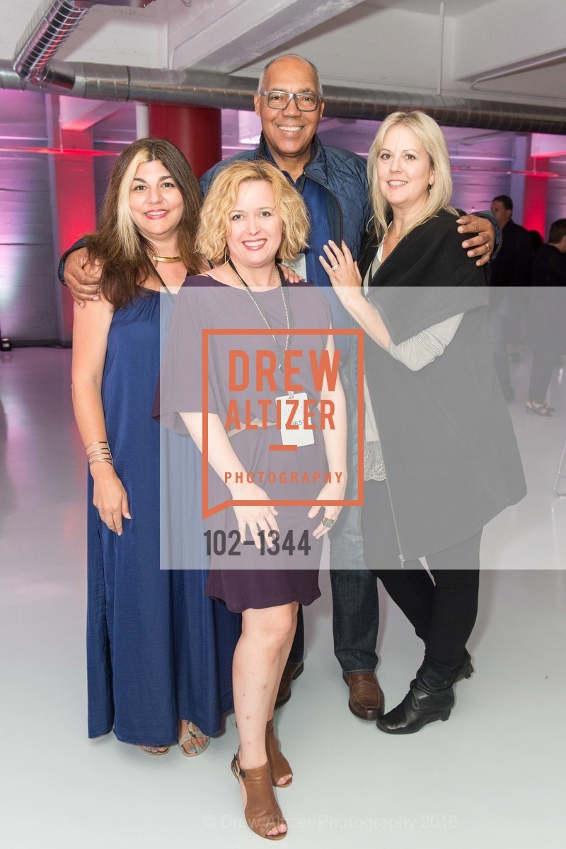 Mindy Levine, Monica Barrows, Dan Johnson, Kim Thompson, Tesla San Francisco Store Opening VIP Event, 999 Van Ness Ave, San Francisco, CA 94109. 999 Van Ness Ave, San Francisco, CA 94109, August 9th, 2016, Photo #102-1344 Mindy Levine, Monica Barrows, Dan Johnson, Kim Thompson, Photo #102-1344