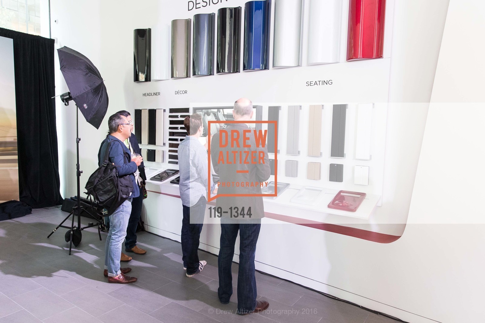 Atmosphere, Tesla San Francisco Store Opening VIP Event, 999 Van Ness Ave, San Francisco, CA 94109. 999 Van Ness Ave, San Francisco, CA 94109, August 9th, 2016, Photo #119-1344 Atmosphere, Photo #119-1344