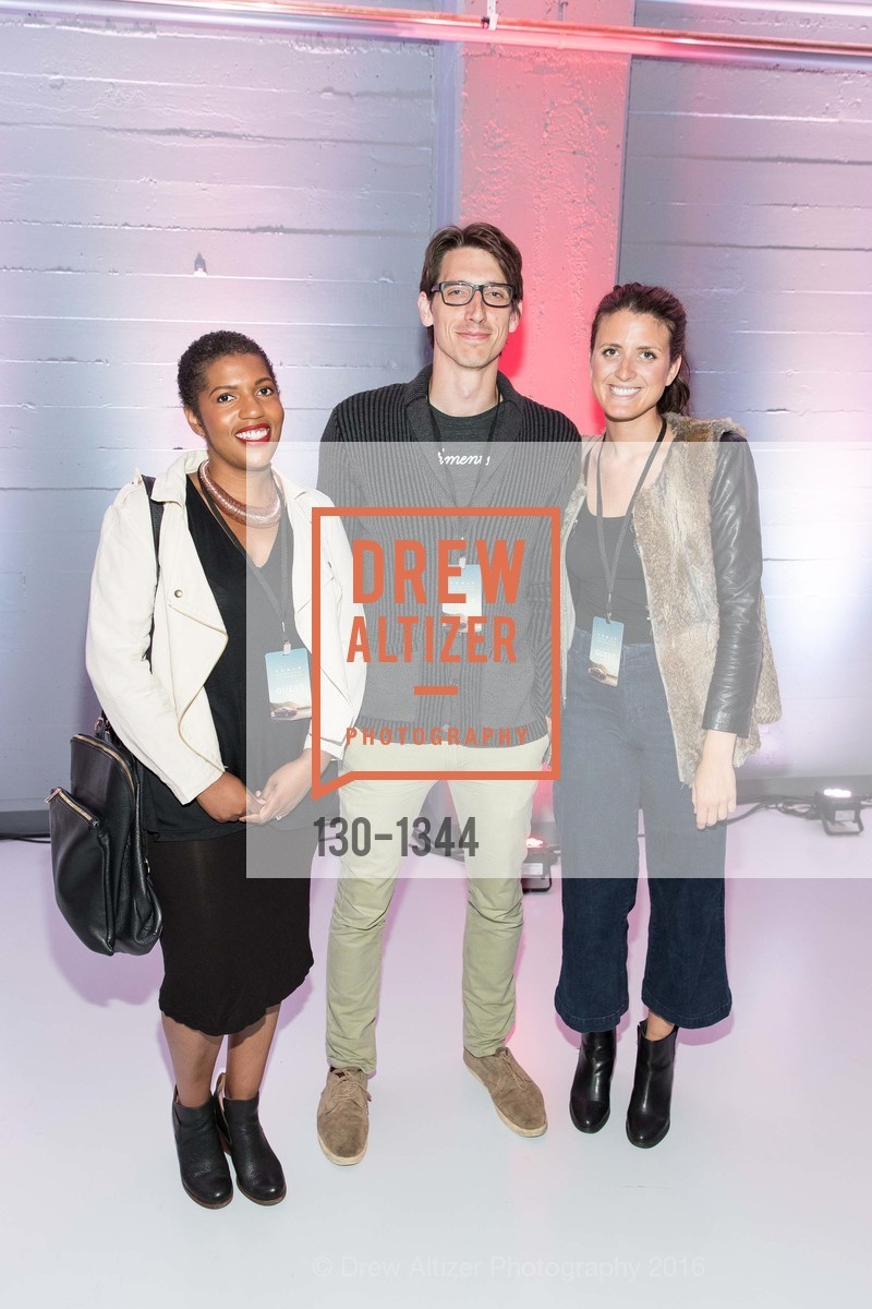 Cambi Coe, Ben Coe, Isabelle De Laperouse, Tesla San Francisco Store Opening VIP Event, 999 Van Ness Ave, San Francisco, CA 94109. 999 Van Ness Ave, San Francisco, CA 94109, August 9th, 2016, Photo #130-1344 Cambi Coe, Ben Coe, Isabelle De Laperouse, Photo #130-1344