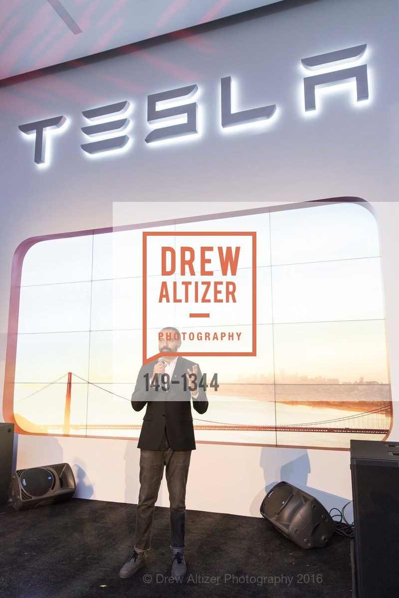 Ganesh Srivats, Tesla San Francisco Store Opening VIP Event, 999 Van Ness Ave, San Francisco, CA 94109. 999 Van Ness Ave, San Francisco, CA 94109, August 9th, 2016, Photo #149-1344 Ganesh Srivats, Photo #149-1344
