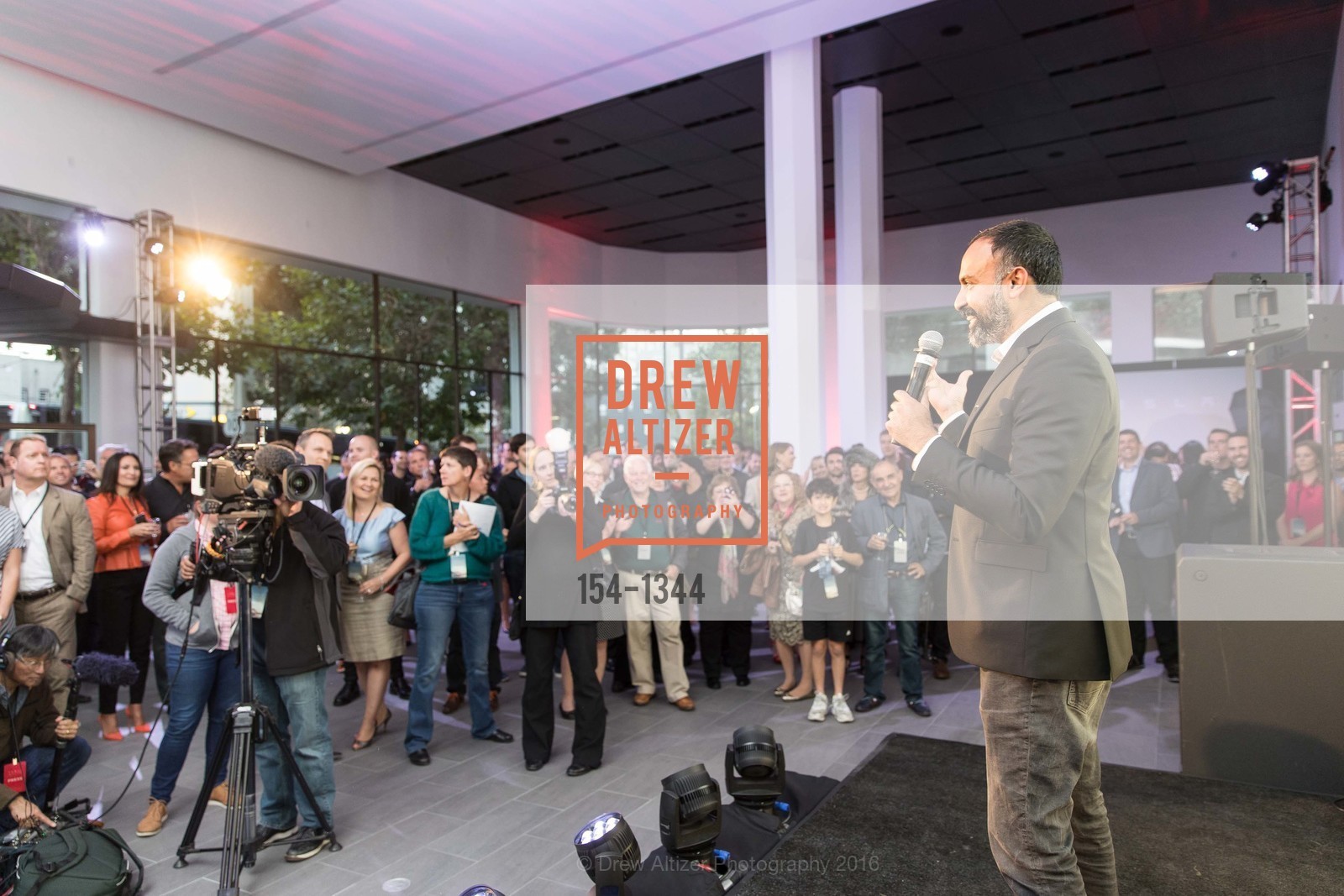 Ganesh Srivats, Tesla San Francisco Store Opening VIP Event, 999 Van Ness Ave, San Francisco, CA 94109. 999 Van Ness Ave, San Francisco, CA 94109, August 9th, 2016, Photo #154-1344 Ganesh Srivats, Photo #154-1344