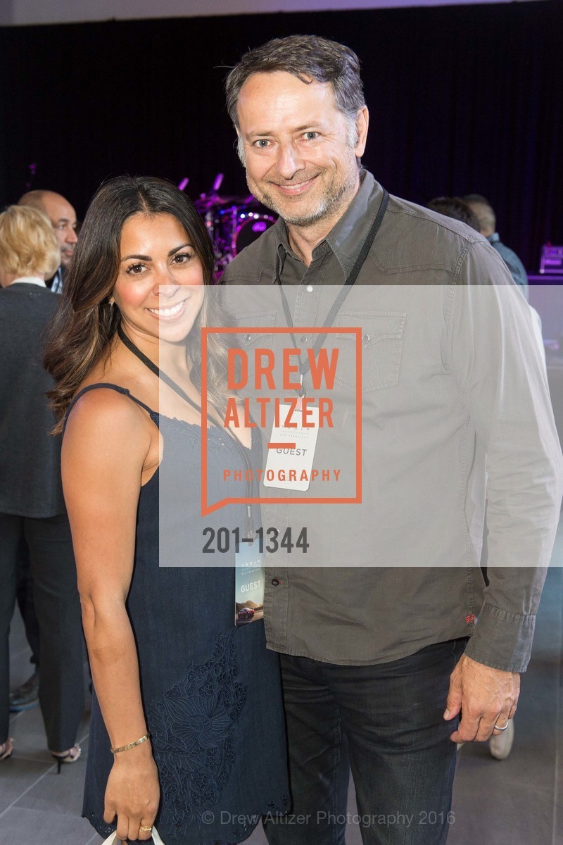 Kattya Breitenbach, Patrick Breitenbach, Tesla San Francisco Store Opening VIP Event, 999 Van Ness Ave, San Francisco, CA 94109. 999 Van Ness Ave, San Francisco, CA 94109, August 9th, 2016, Photo #201-1344 Kattya Breitenbach, Patrick Breitenbach, Photo #201-1344