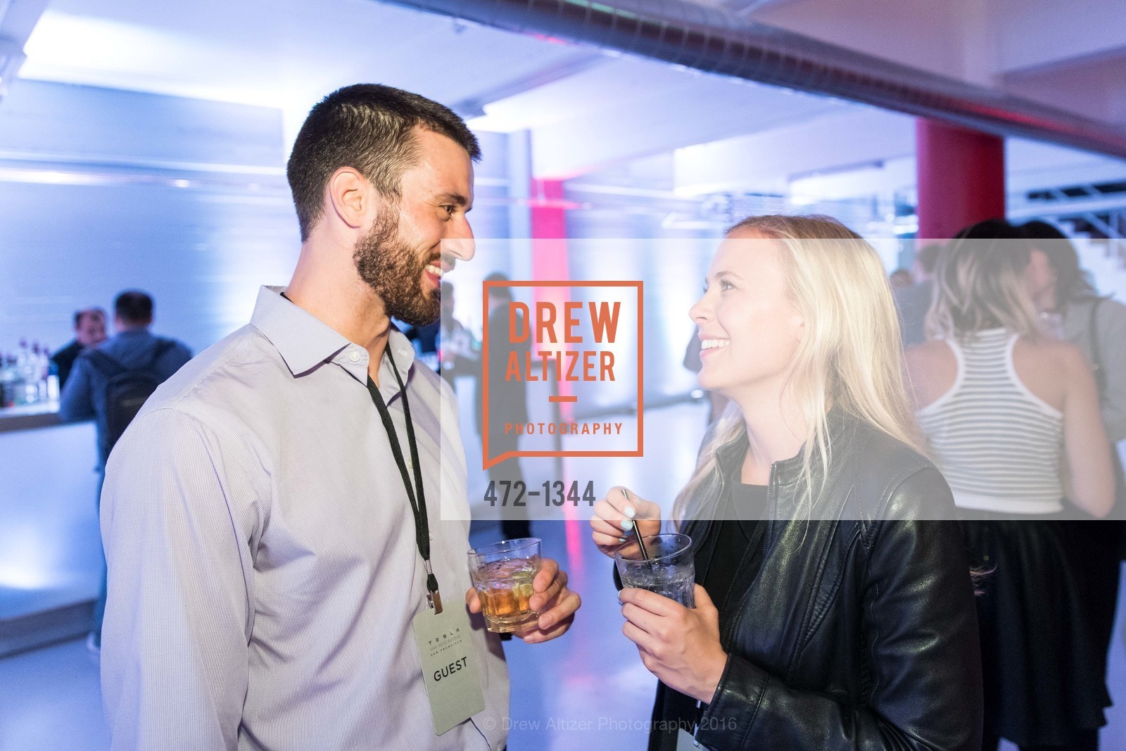 Andrew Cornelia, Katherine Arnett, Tesla San Francisco Store Opening VIP Event, 999 Van Ness Ave, San Francisco, CA 94109. 999 Van Ness Ave, San Francisco, CA 94109, August 9th, 2016, Photo #472-1344 Andrew Cornelia, Katherine Arnett, Photo #472-1344