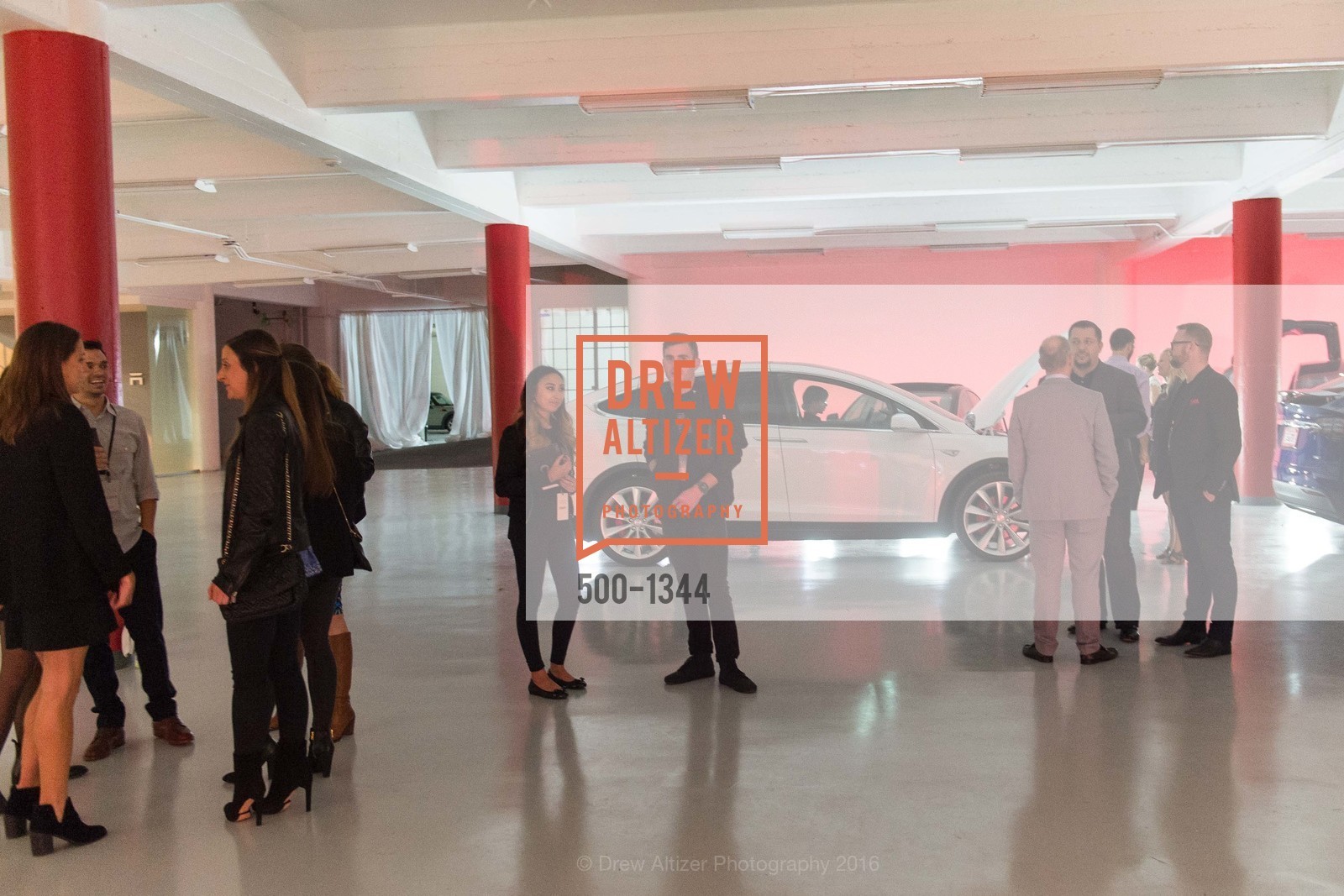 Atmosphere, Tesla San Francisco Store Opening VIP Event, 999 Van Ness Ave, San Francisco, CA 94109. 999 Van Ness Ave, San Francisco, CA 94109, August 9th, 2016, Photo #500-1344 Atmosphere, Photo #500-1344