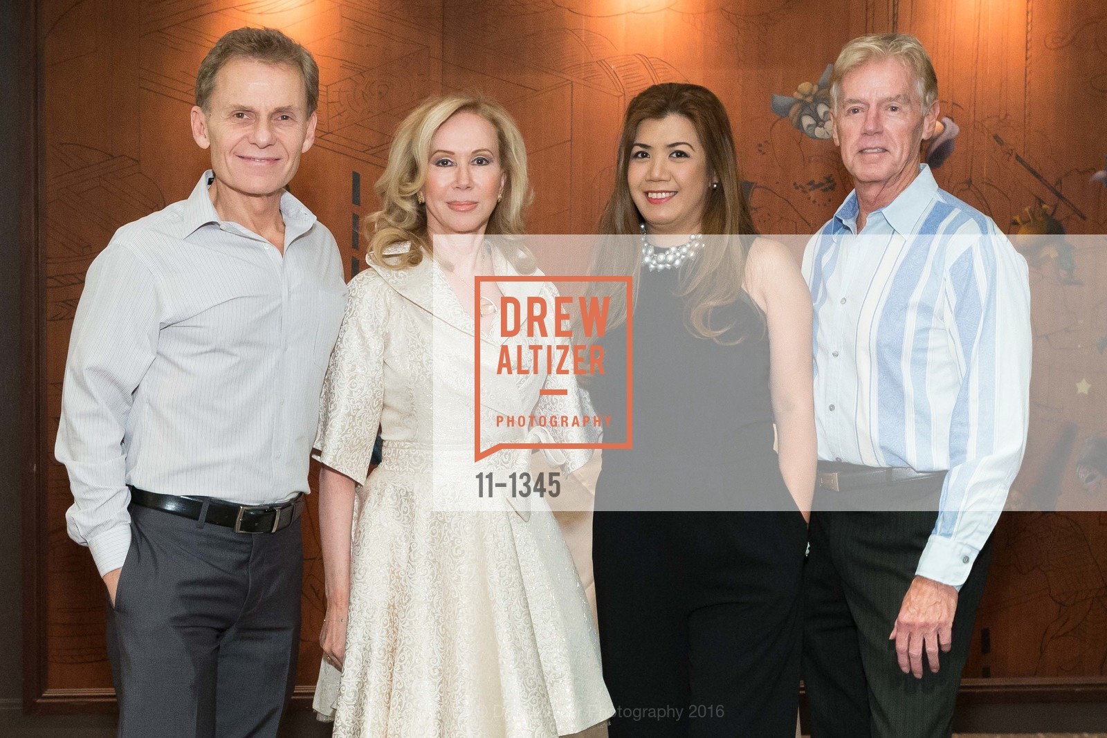 Joe Seiler, Sophie Azouaou, Kaye Cloutman, Ken Henderson, REAF Underwriters Pre Gala Party with Lt. Governor Gavin Newsom, E&O Kitchen and Bar. 314 Sutter St, San Francisco, CA 94108, August 9th, 2016, Photo #11-1345 Joe Seiler, Sophie Azouaou, Kaye Cloutman, Ken Henderson, Photo #11-1345